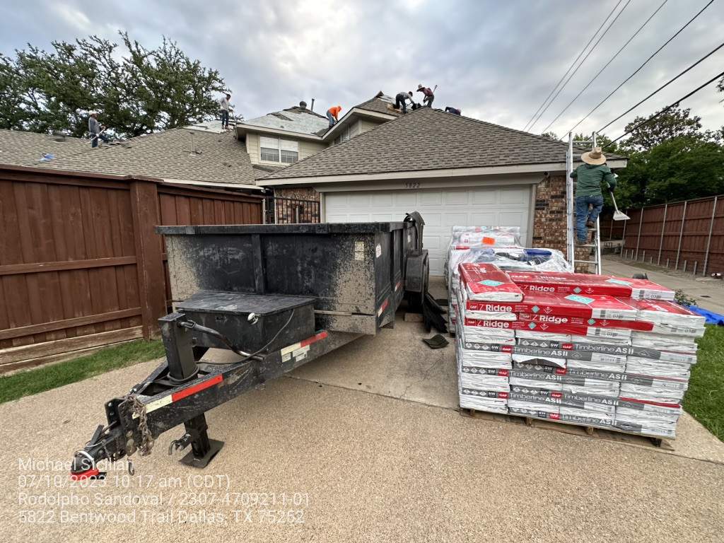 Project in Dallas by Zeus Exteriors