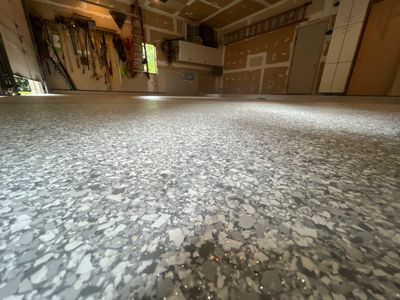 Sleek & Safe Garage Floor Transformation
