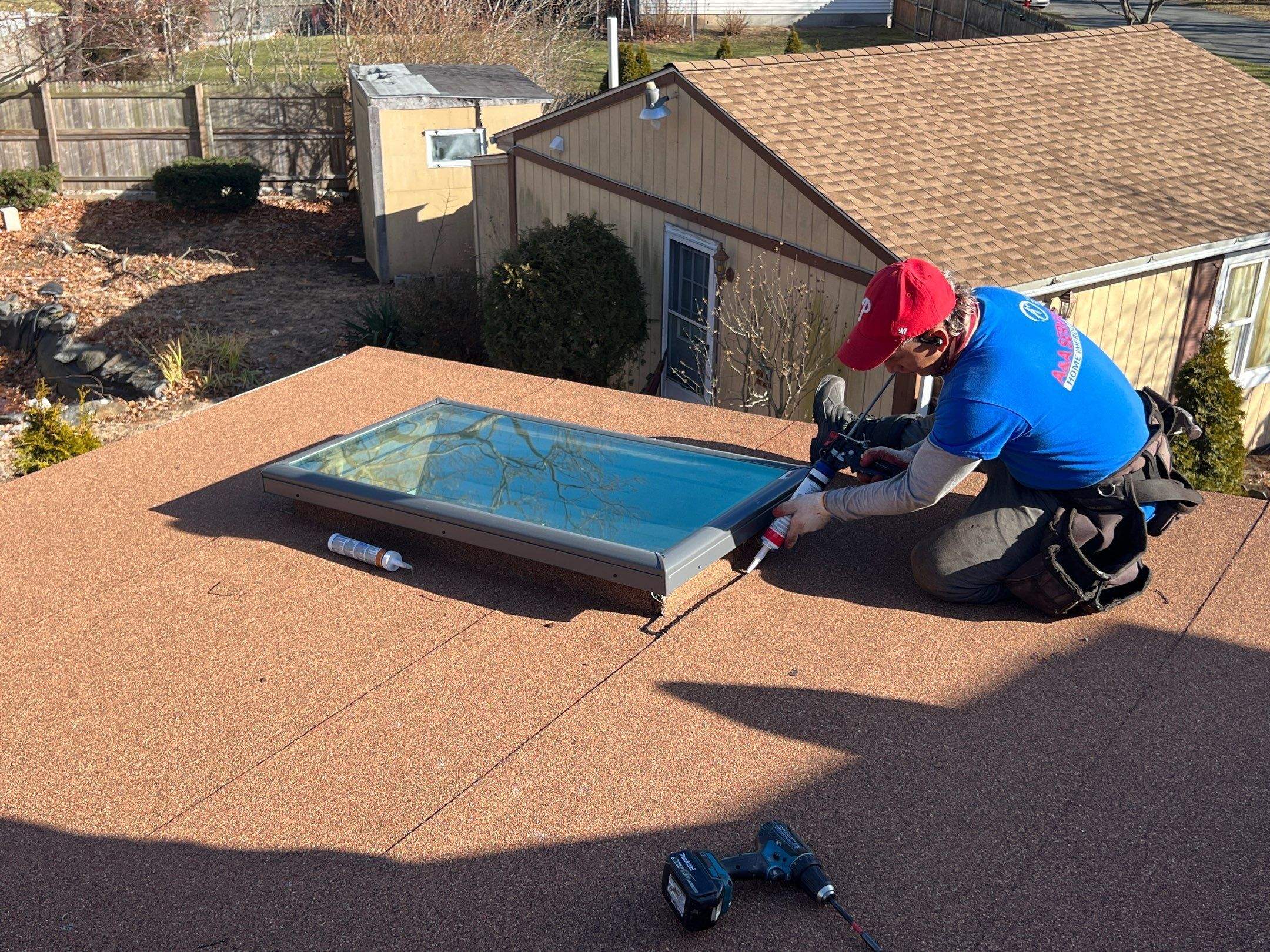 Low-Slope Roofs with Rolled Asphalt by Pinnacle Roofing & Skylights