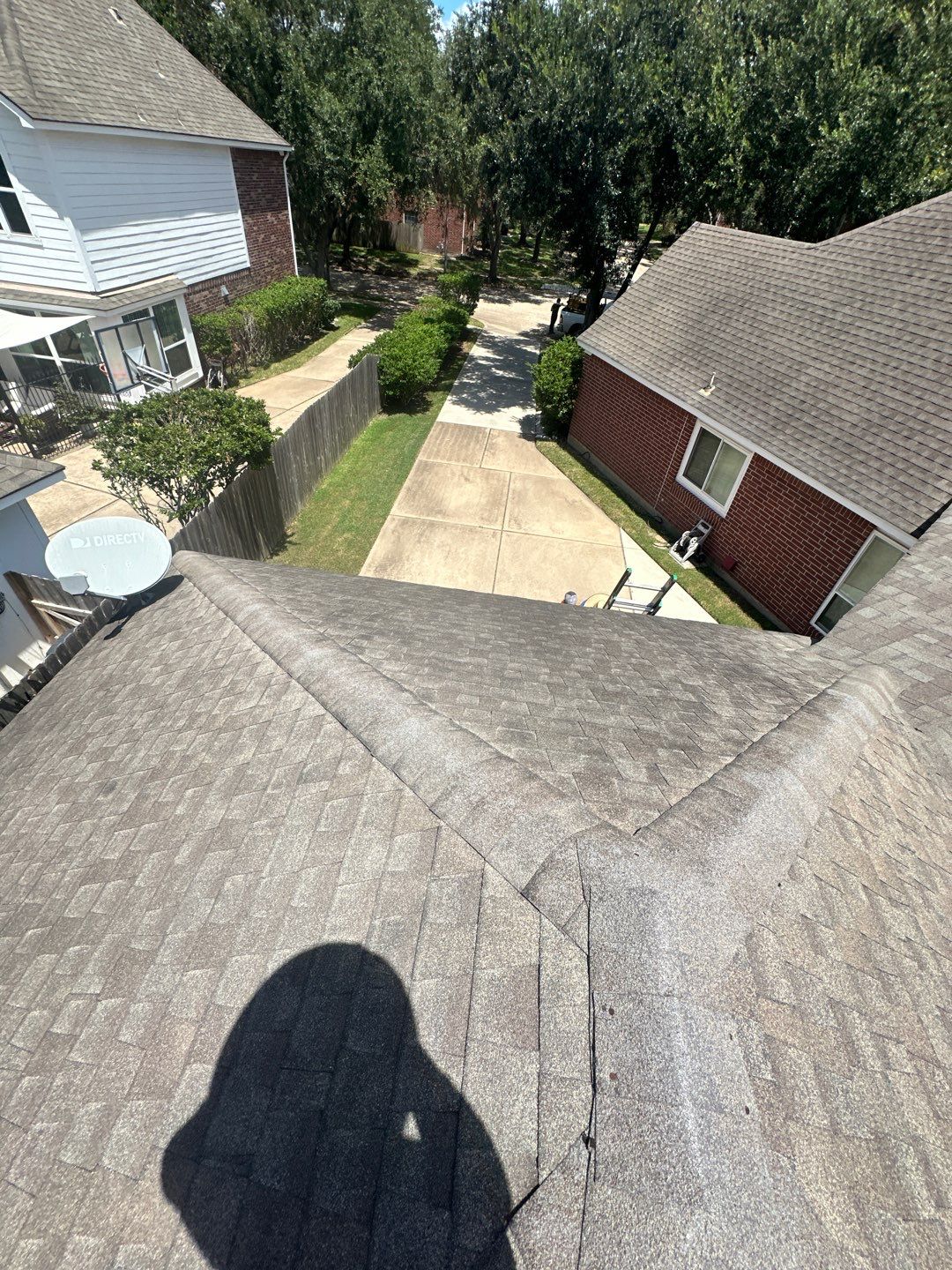 Hail Damage using Owen's Corning Duration (Lifetime) Shingles by Roof Repair Company