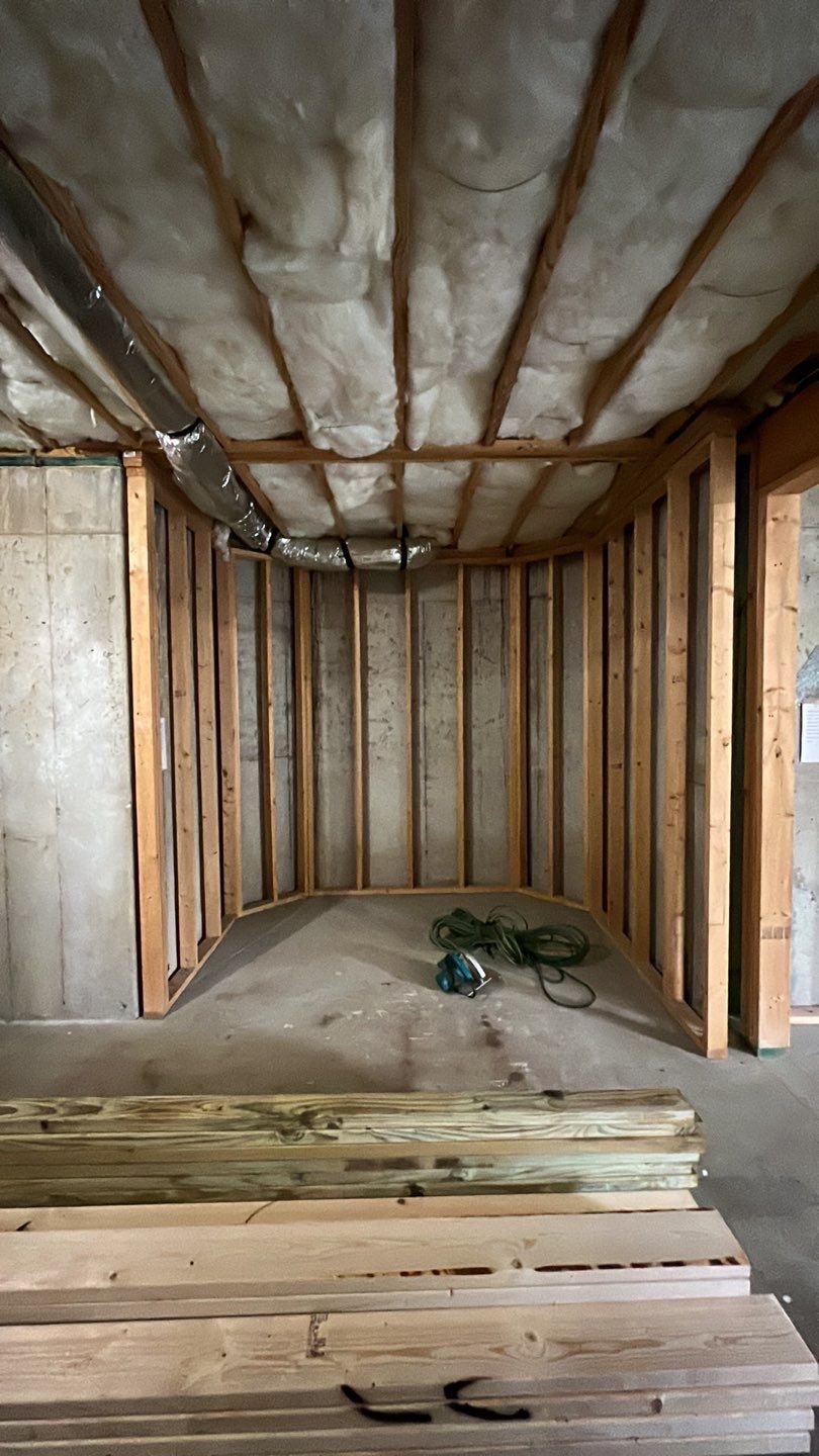 Modern Basement Finishing Project in Acworth Featuring Custom Wet Bar by Swift Home Renovations