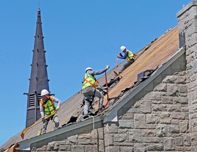 St. Pius Church - Commercial Roof Restoration by Rinaldi Roofing