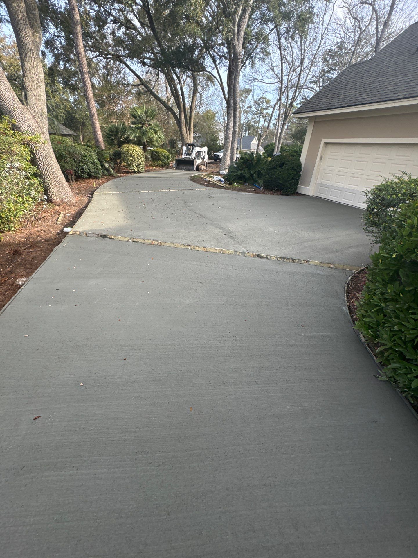 Custom Concrete Driveway and Walkway Replacement in Hilton Head Island by Lowcountry Scapes, LLC