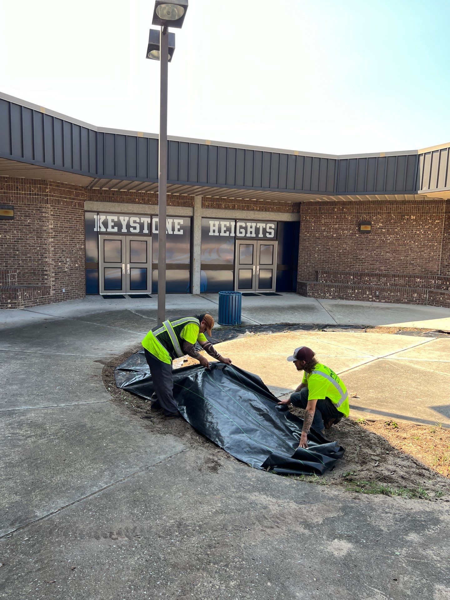 Landscape Install | Keystone Heights HS by ProGreen Services