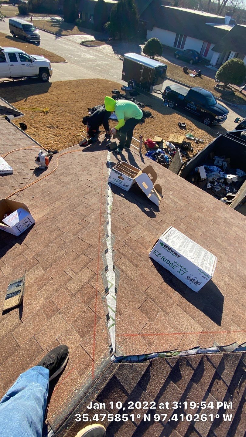 Residential Roofing Installation using Malarkey Vista Class 3 Sienna Blend  by Icon Roofing And Construction 