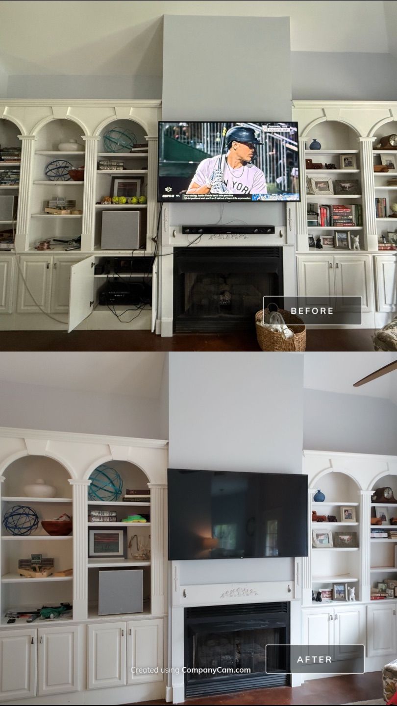 Before & After Transformations by Hangman Mounting & Installation 