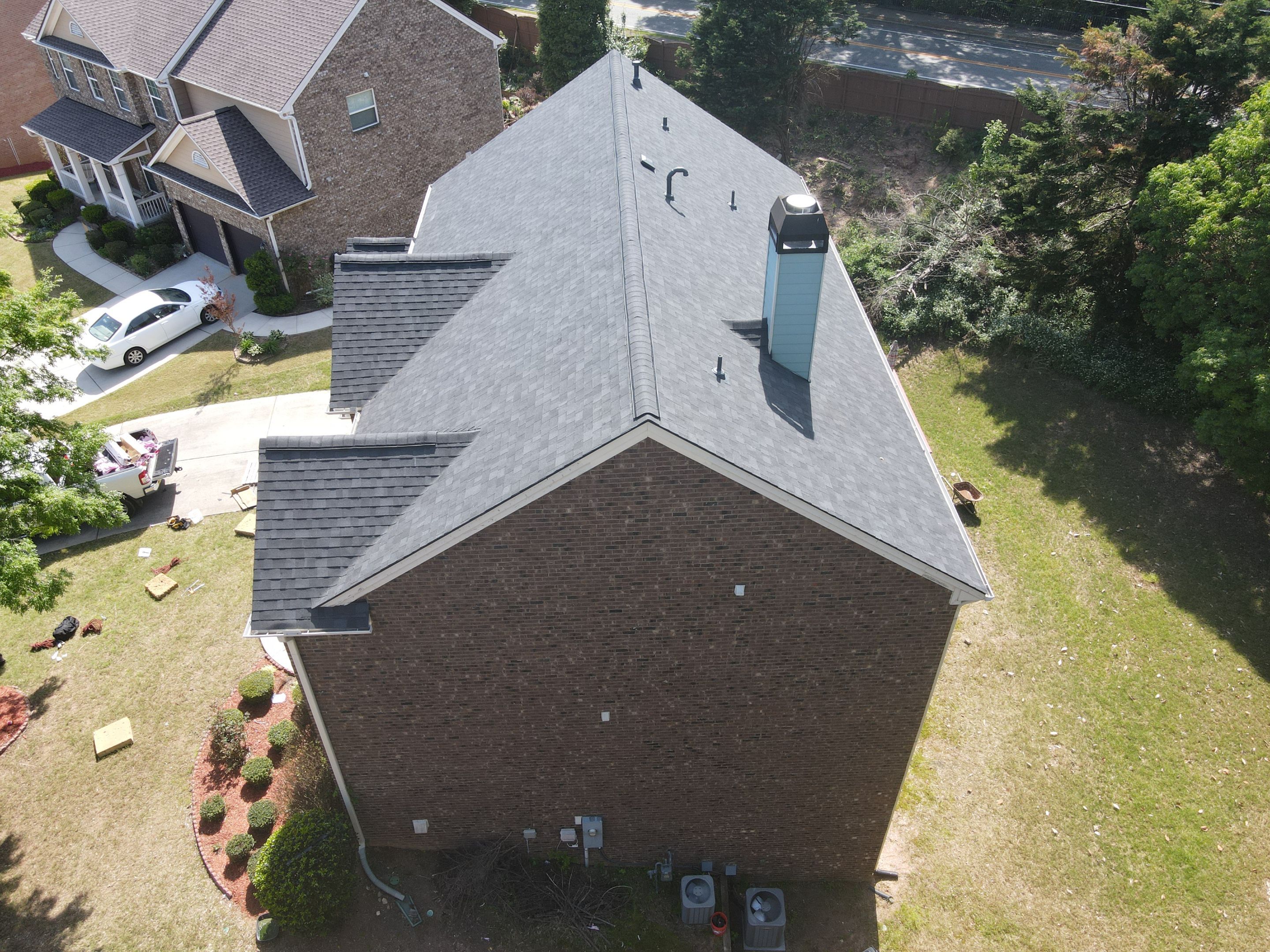 Residential Roofing Installation using Owens Corning Onyx Black by Inspector Roofing and Restoration