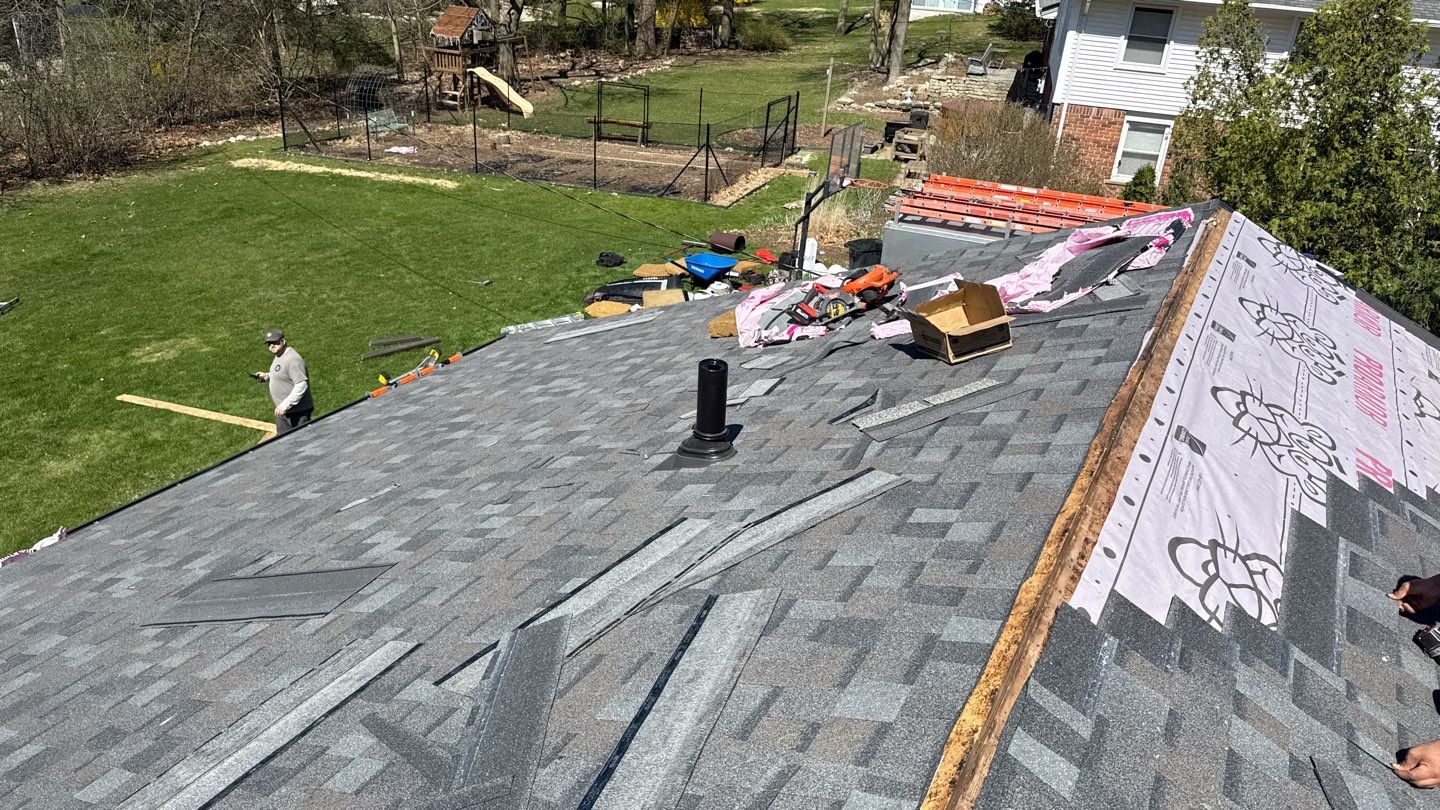 Roof Replacement using Owens Corning Williamsburg Gray by 180 Contractors