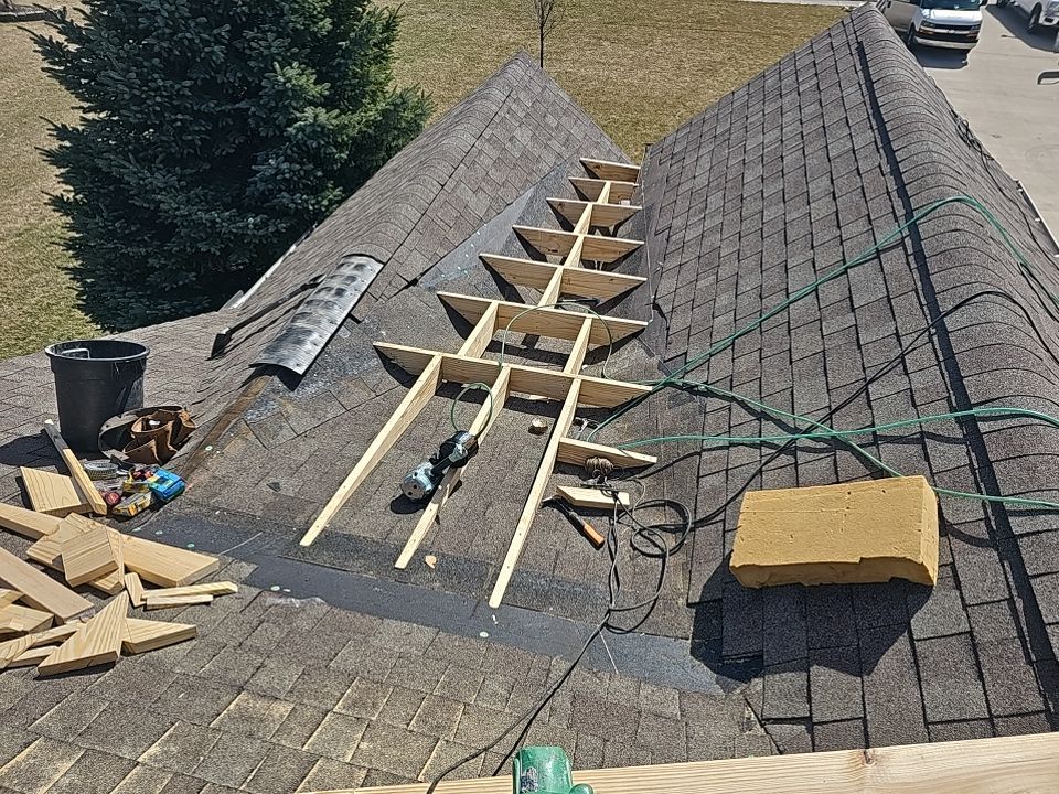 Partial re roof back slope only- Owens Corning Oakridge Driftwood by Nitro Roofing and Construction