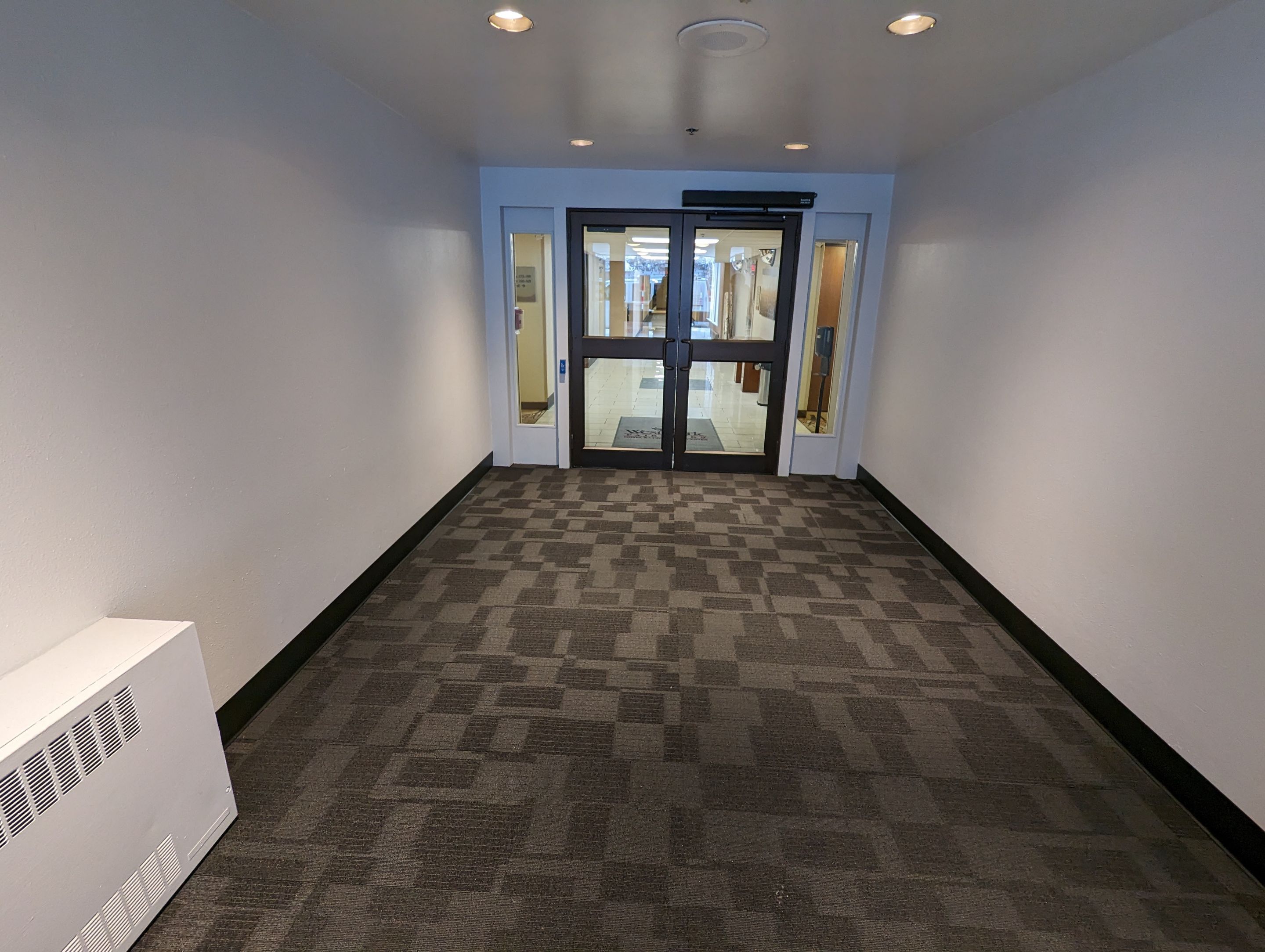 Business Entryway Gets New Paint! by Midnight Sun Painting