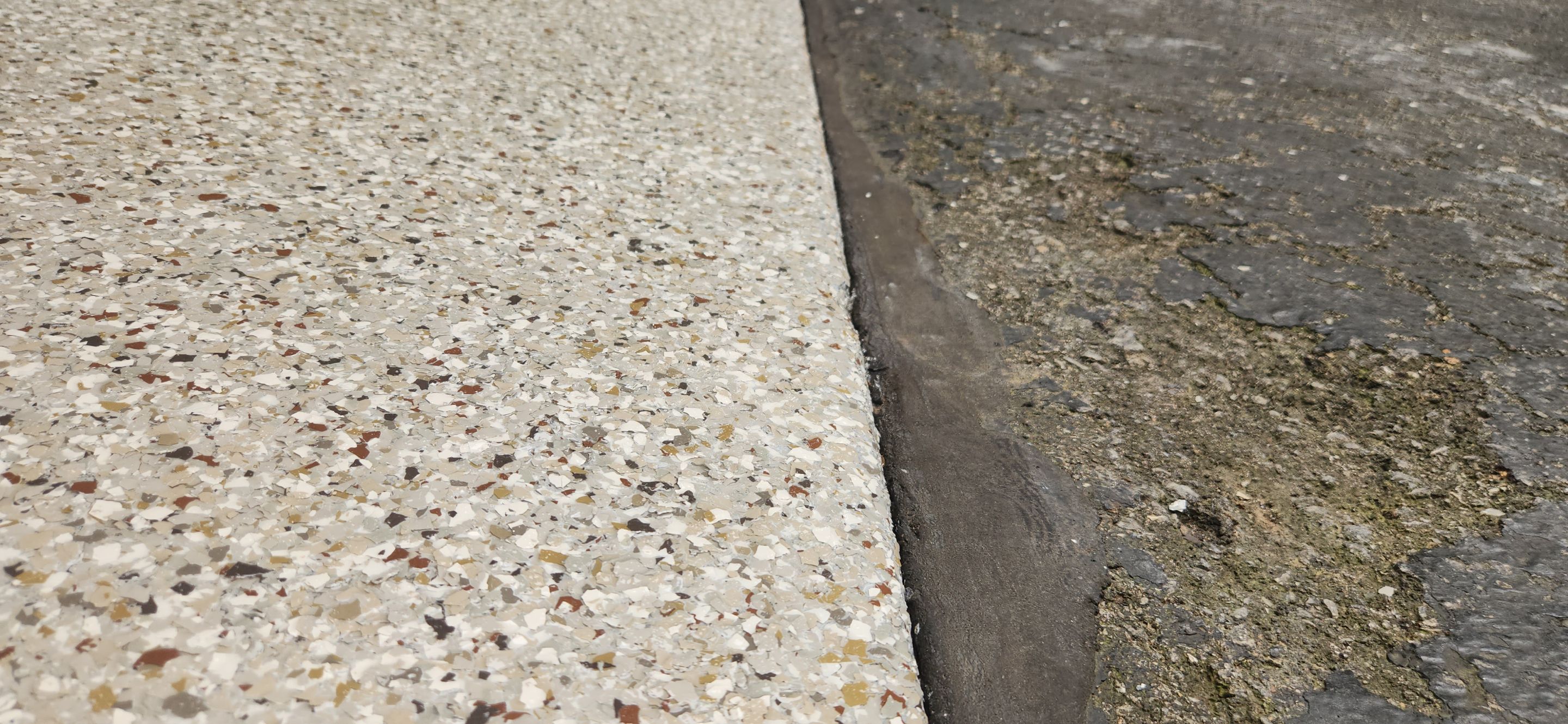 Carport Renovation using Creekbed by Elite Floor Solutions