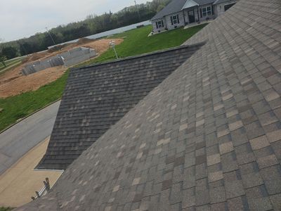 Residential Roof + Gutters & Downspouts Install