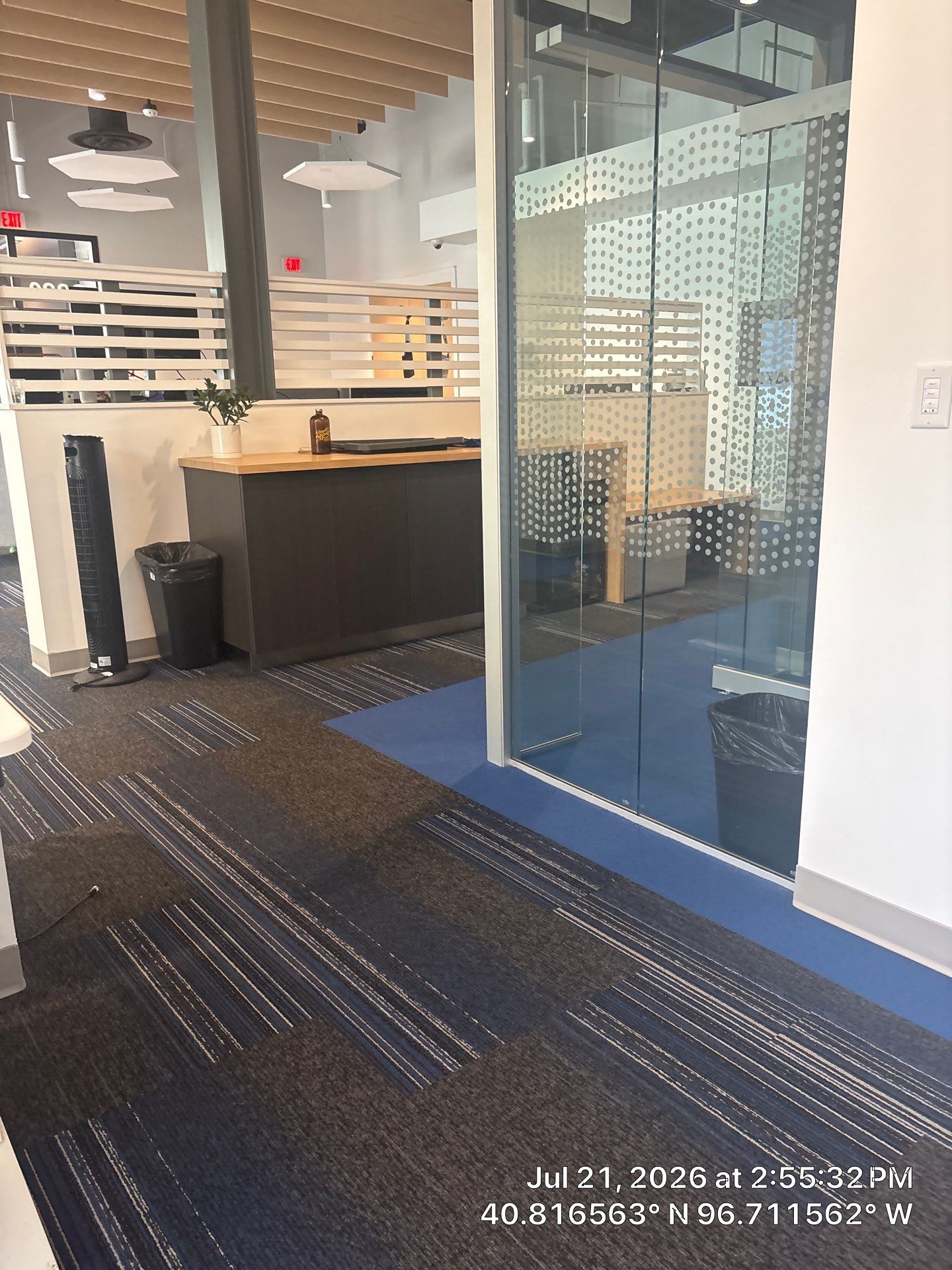 Modern Office Renovation with Glass Partitions in Lincoln by CompanyCam Sales Demo