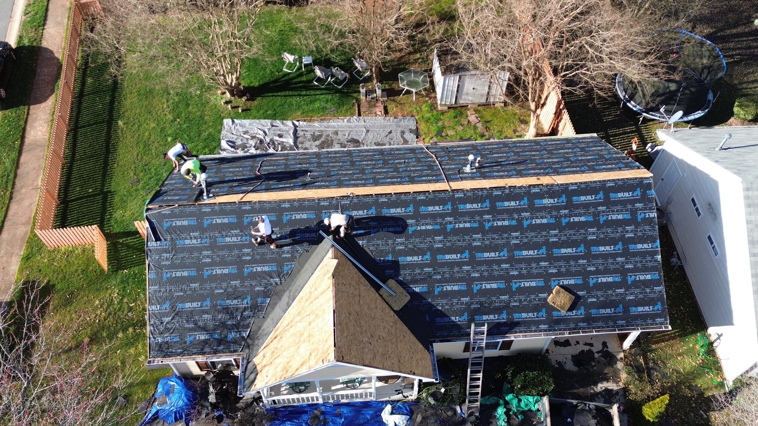 Roof replacement by hail damage  by Just Brilliant Restoration JBR