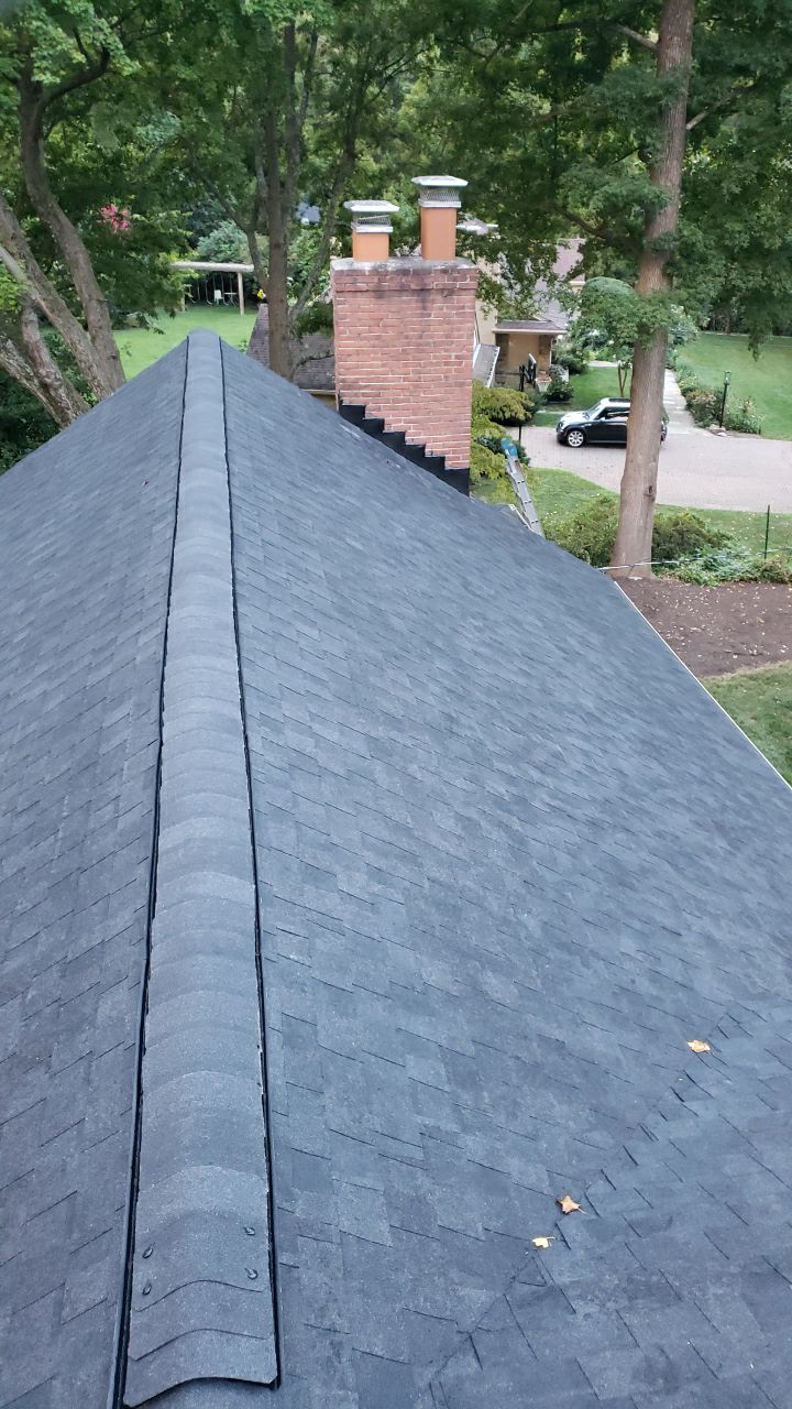 Alexandria Roof Project - CertainTeed Landmark Pro Max Def Charcoal Black Shingles by RM Banning, Inc.