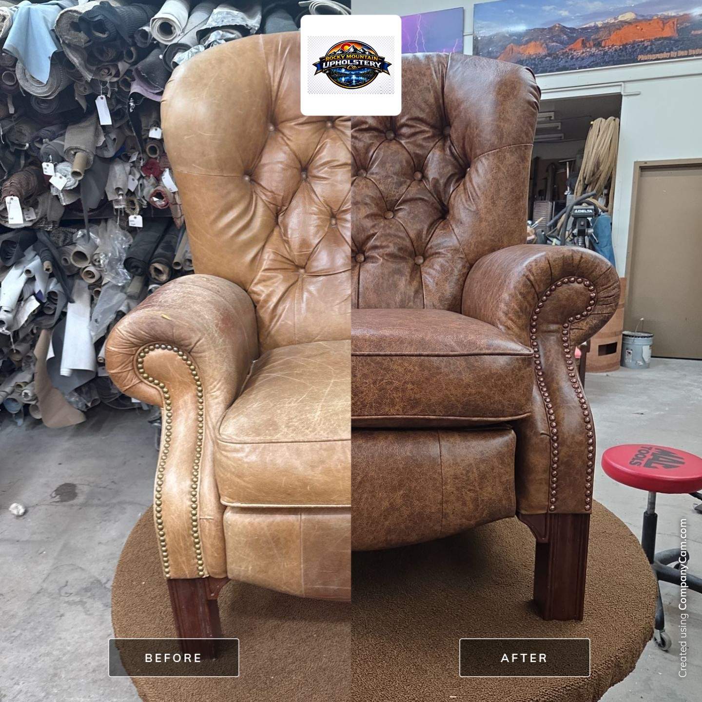 Lazy Boy Recliner  by Rocky Mountain Upholstery Co