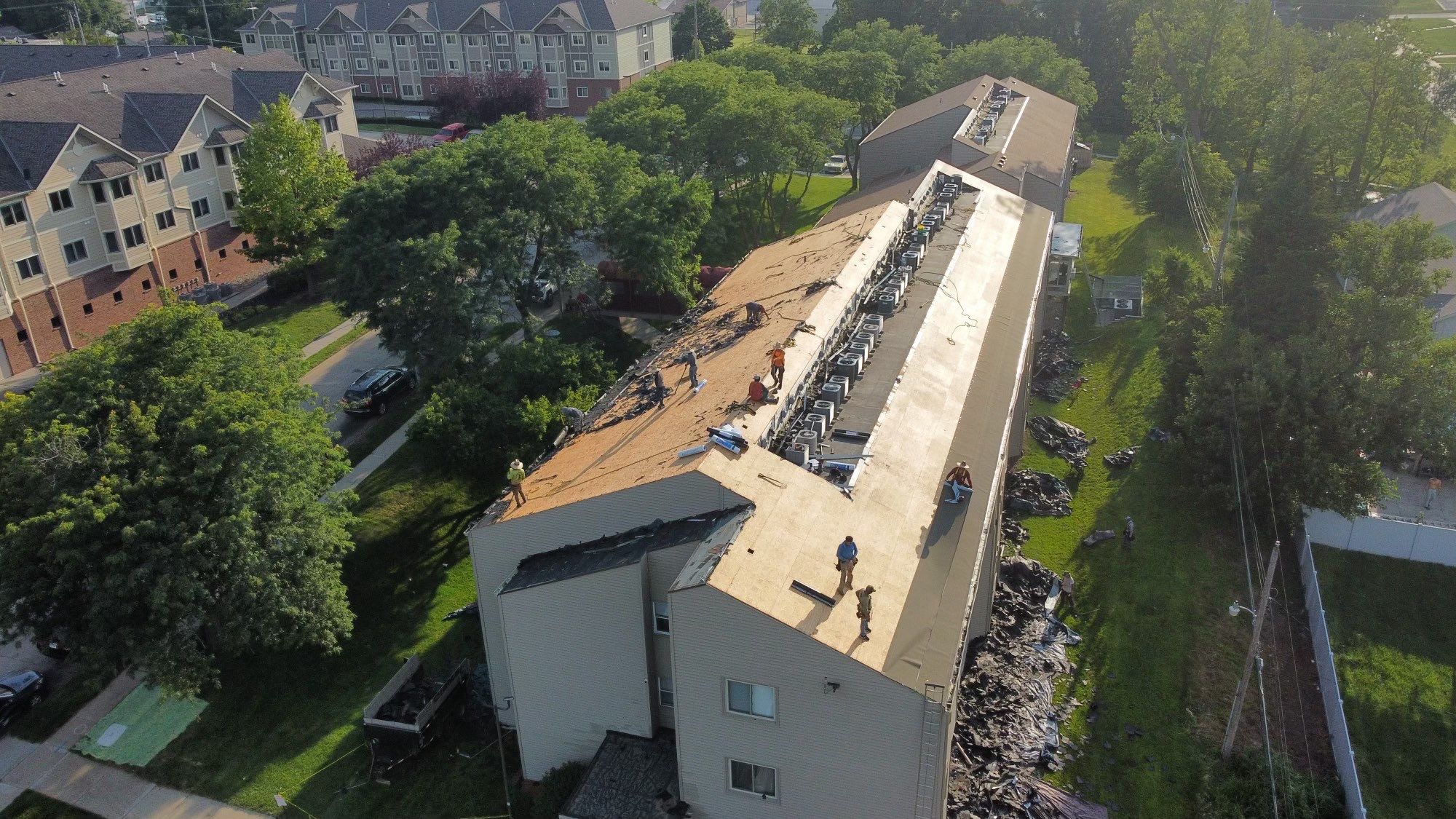 Lightning Commercial Restoration using Tamko Titan by Lightning Exteriors