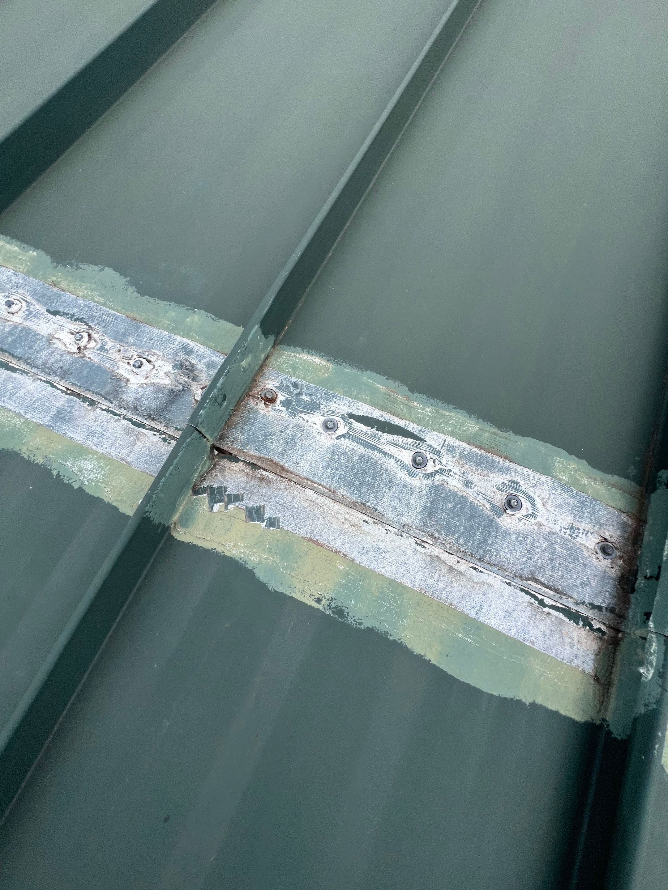 Hail Damage using Metal by Roof Repair Company