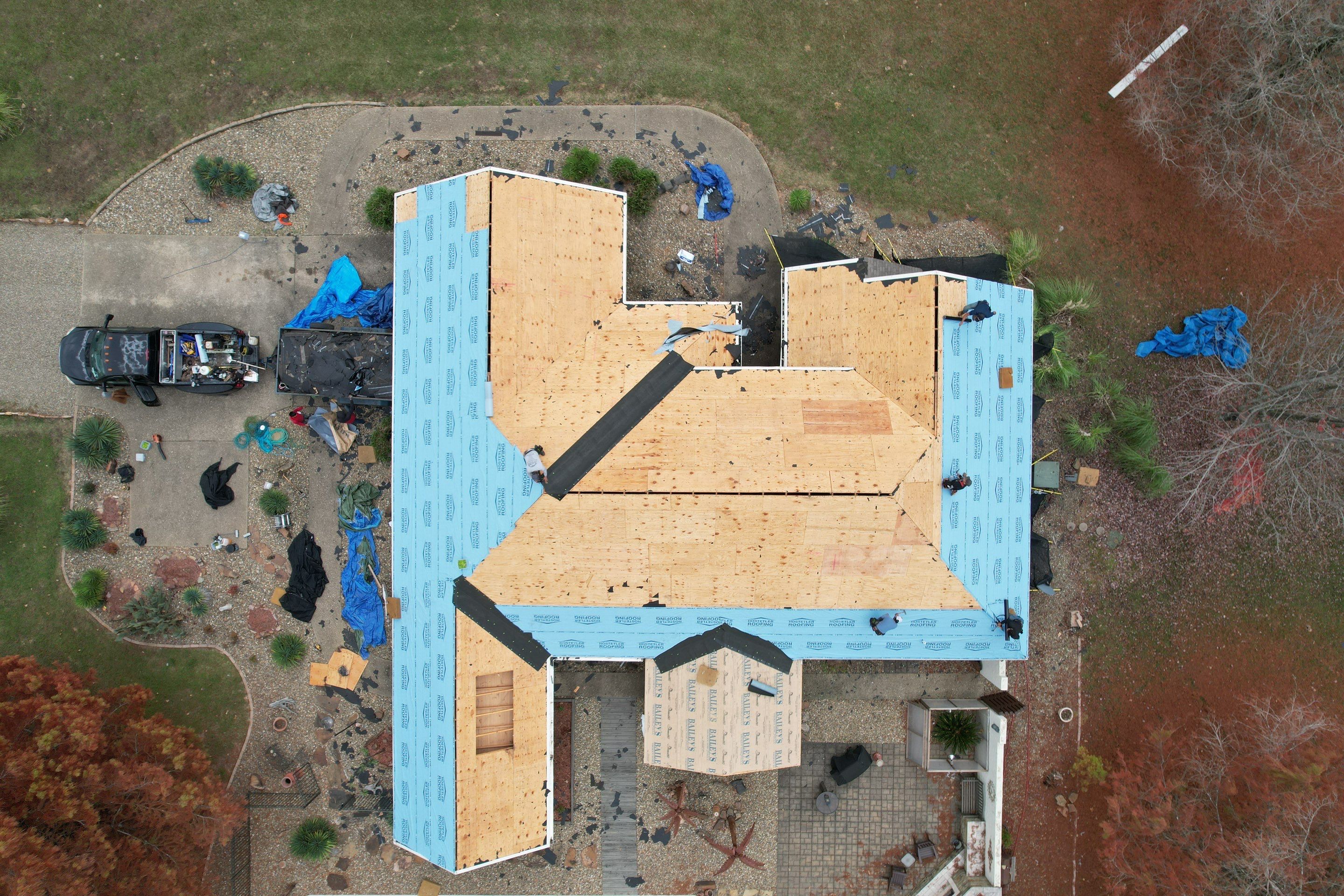 Residential Roofing Repair using Malarkey Vista: Weathered Wood  by Hostetler Roofing