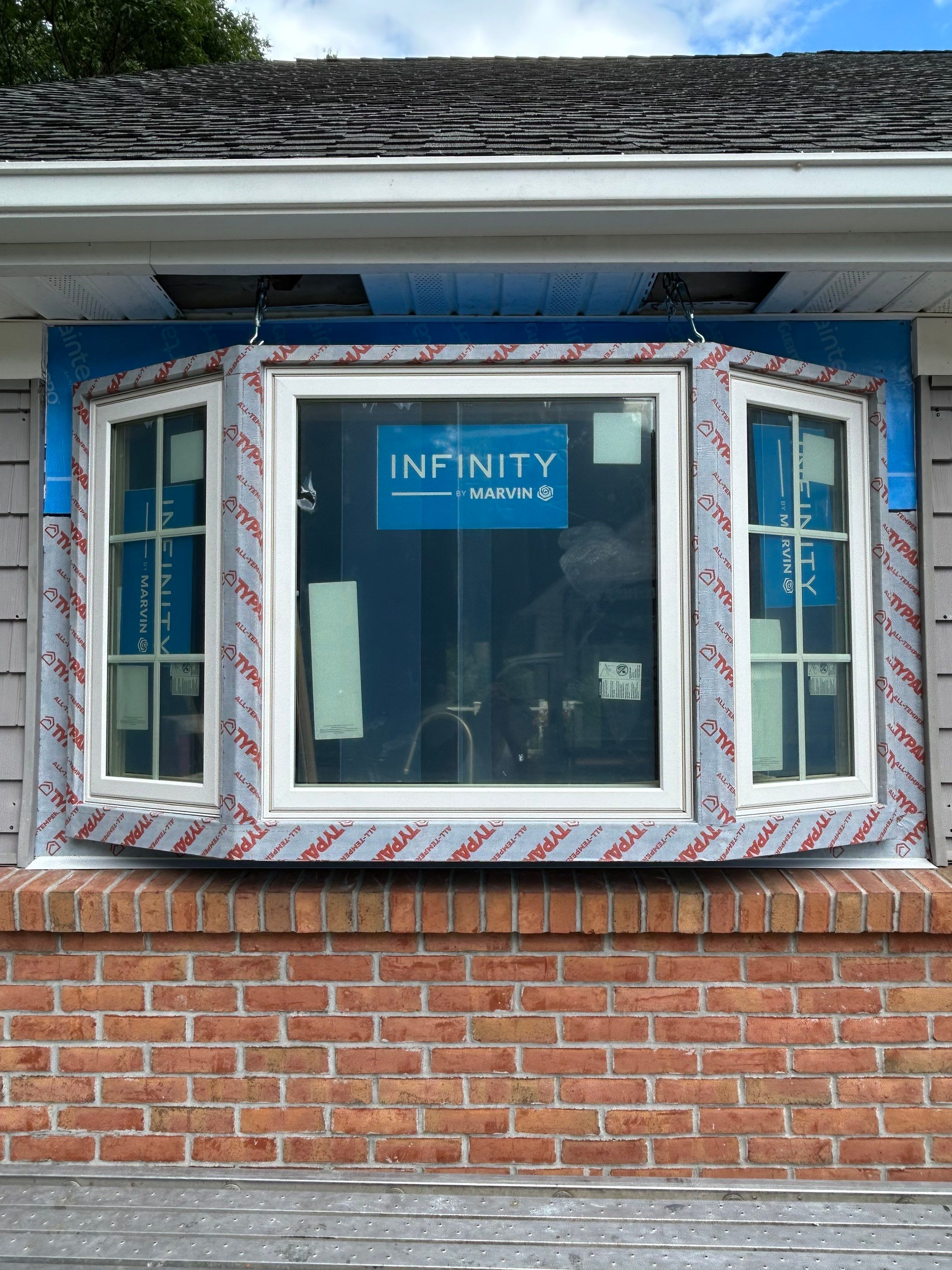 Infinity by Marvin Picture Window Transformation by DiGiorgi Roofing and Siding Inc