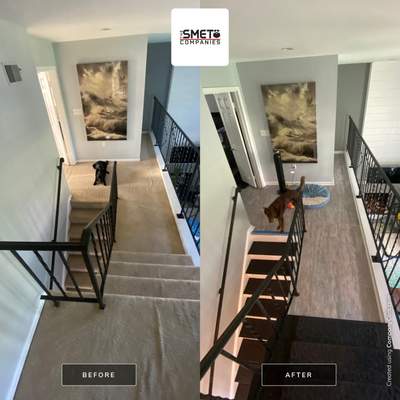 LVP flooring install