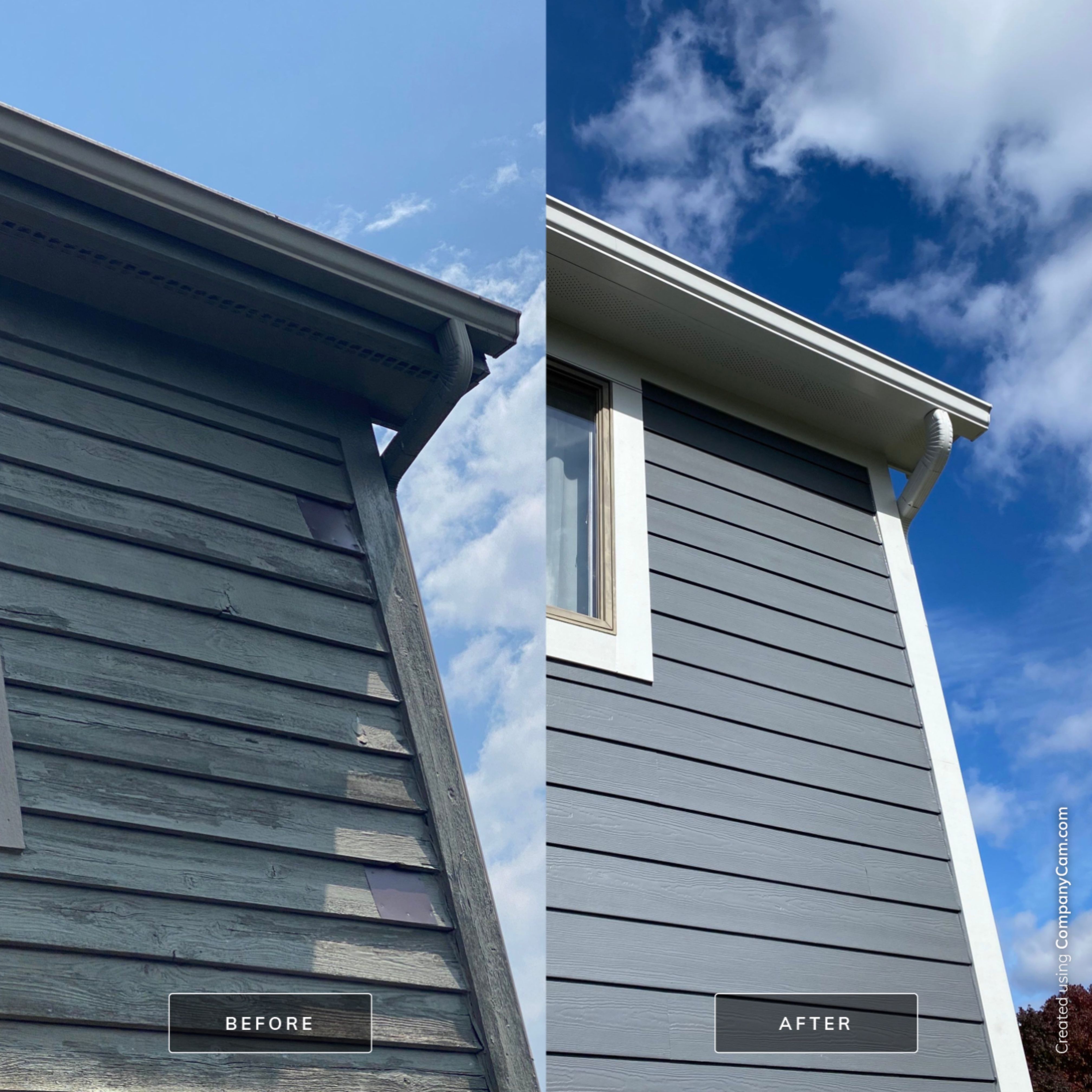 Siding Installation using James Hardie Fiber Cement Lap Siding by Best Exteriors Inc