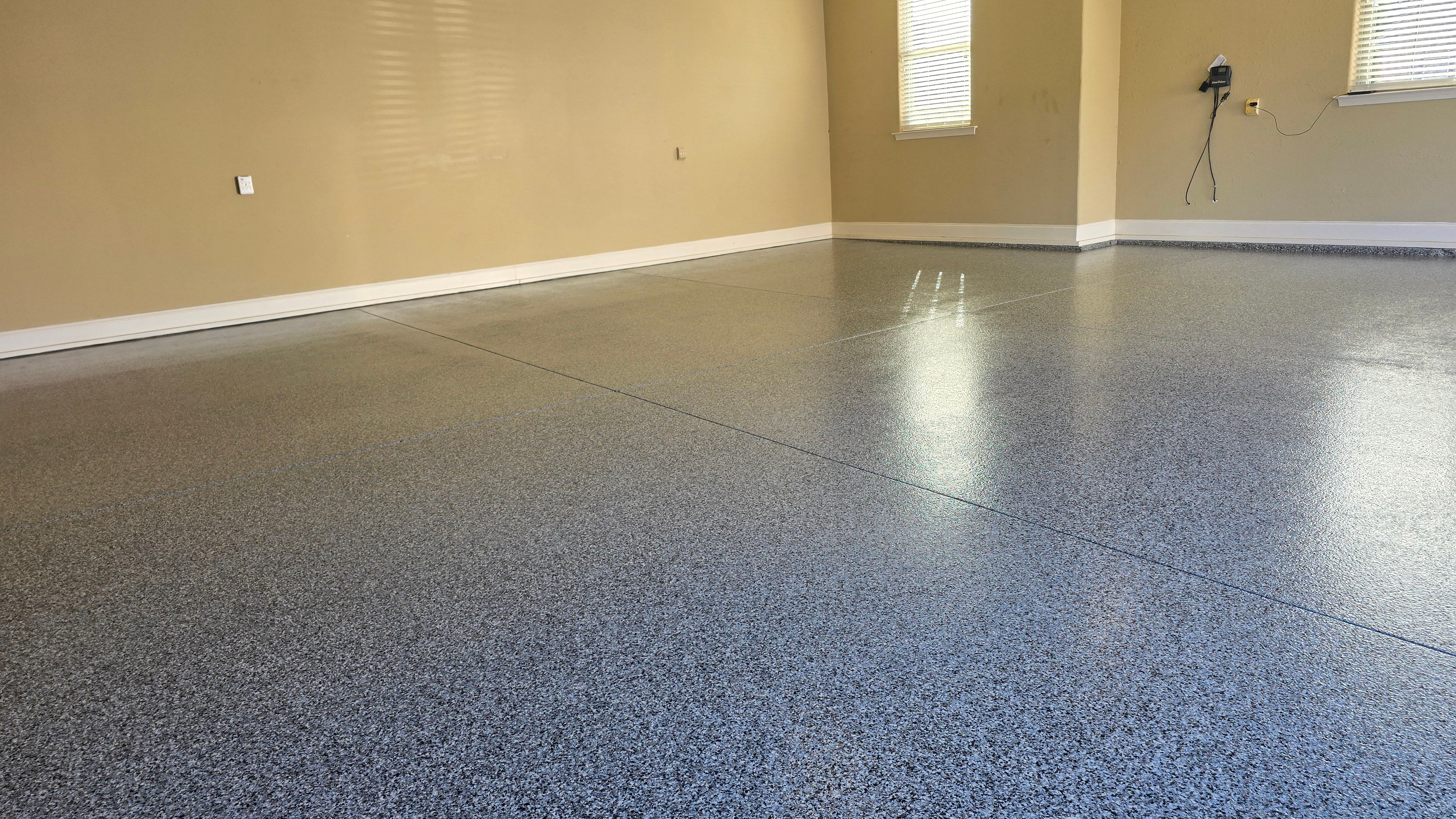 Garage using Morel by Elite Floor Solutions