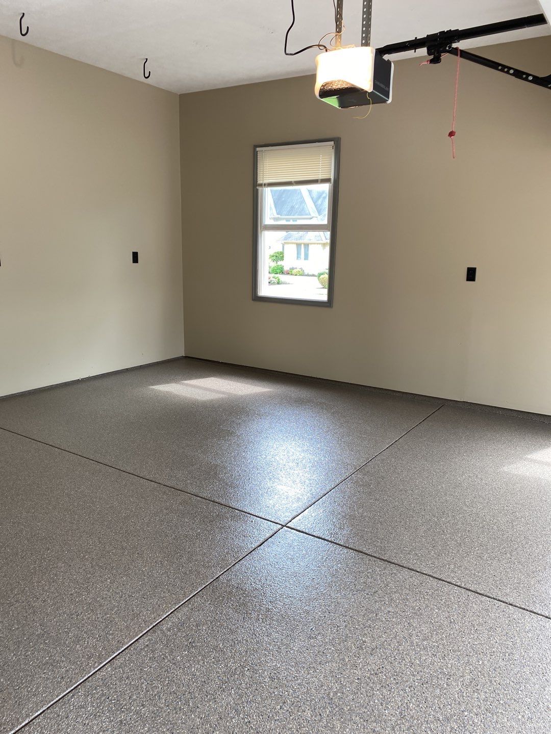 Garage Floor using Flint by Your1DayFloor.com