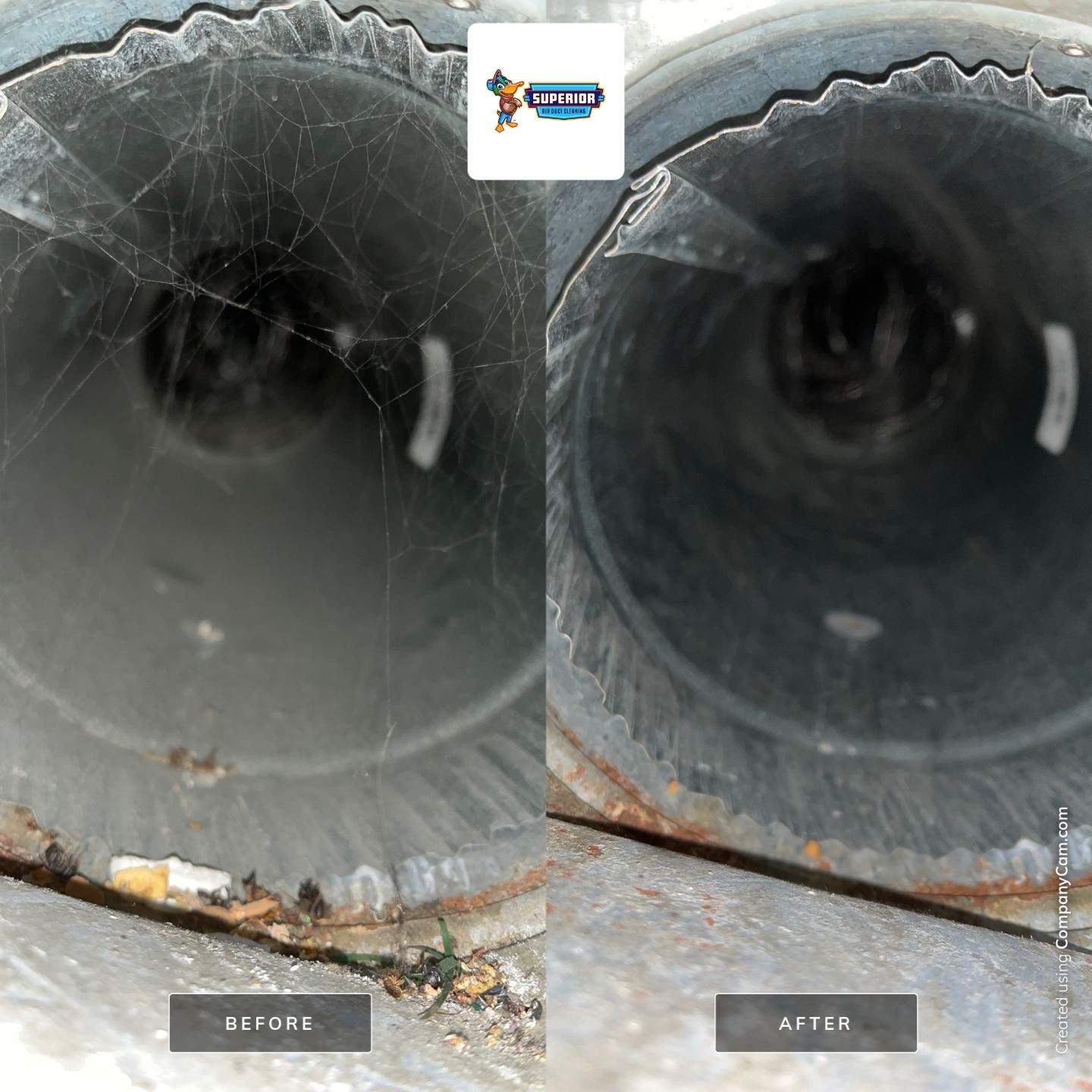 Air Duct Cleaning With a Vacuum Truck in Cranberry Twp, PA by Superior Air Duct Cleaning