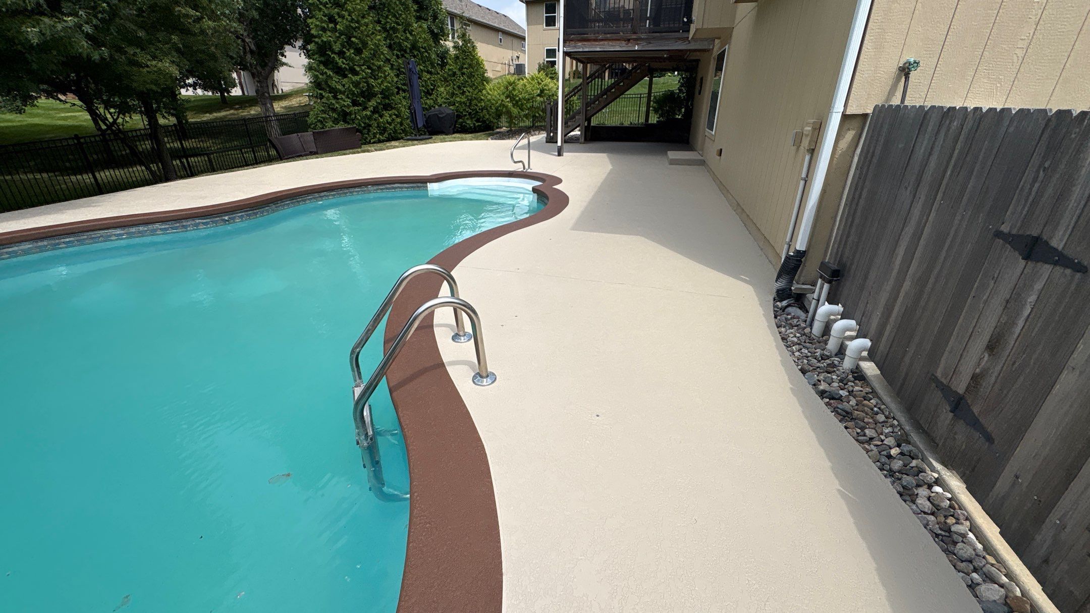 Pool Deck Refresh- Kansas City, MO by Big Red Decorative Concrete, LLC