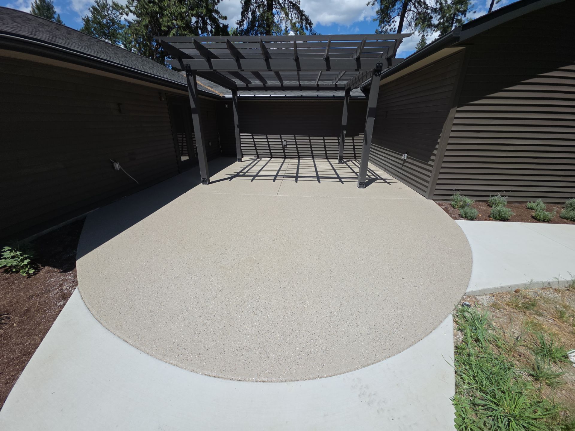 Patio and Pavilion Transformation with Armadillo   by Croc Coatings, LLC