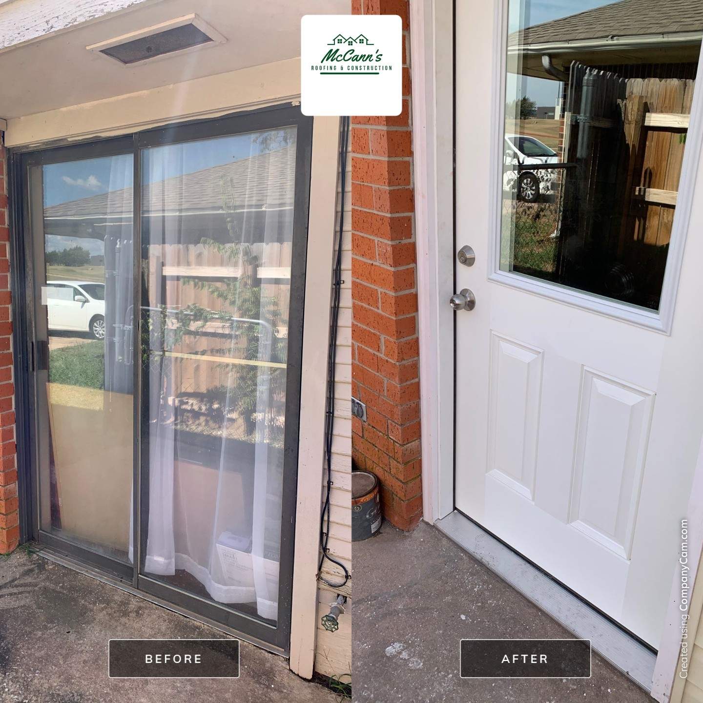 Siding Replacement and Door Replacement in Norman, OK by McCann's Roofing and Construction