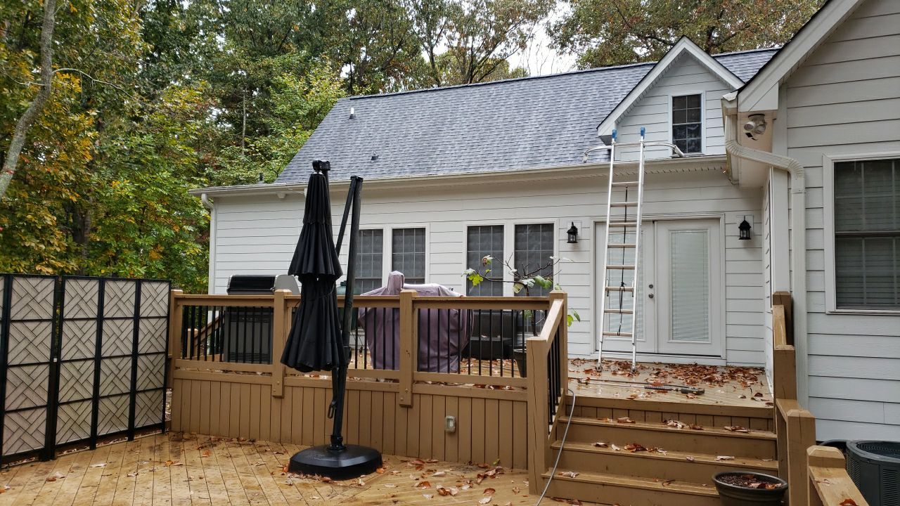 House Wash using cleaner by G&H Home Tech Pros LLC