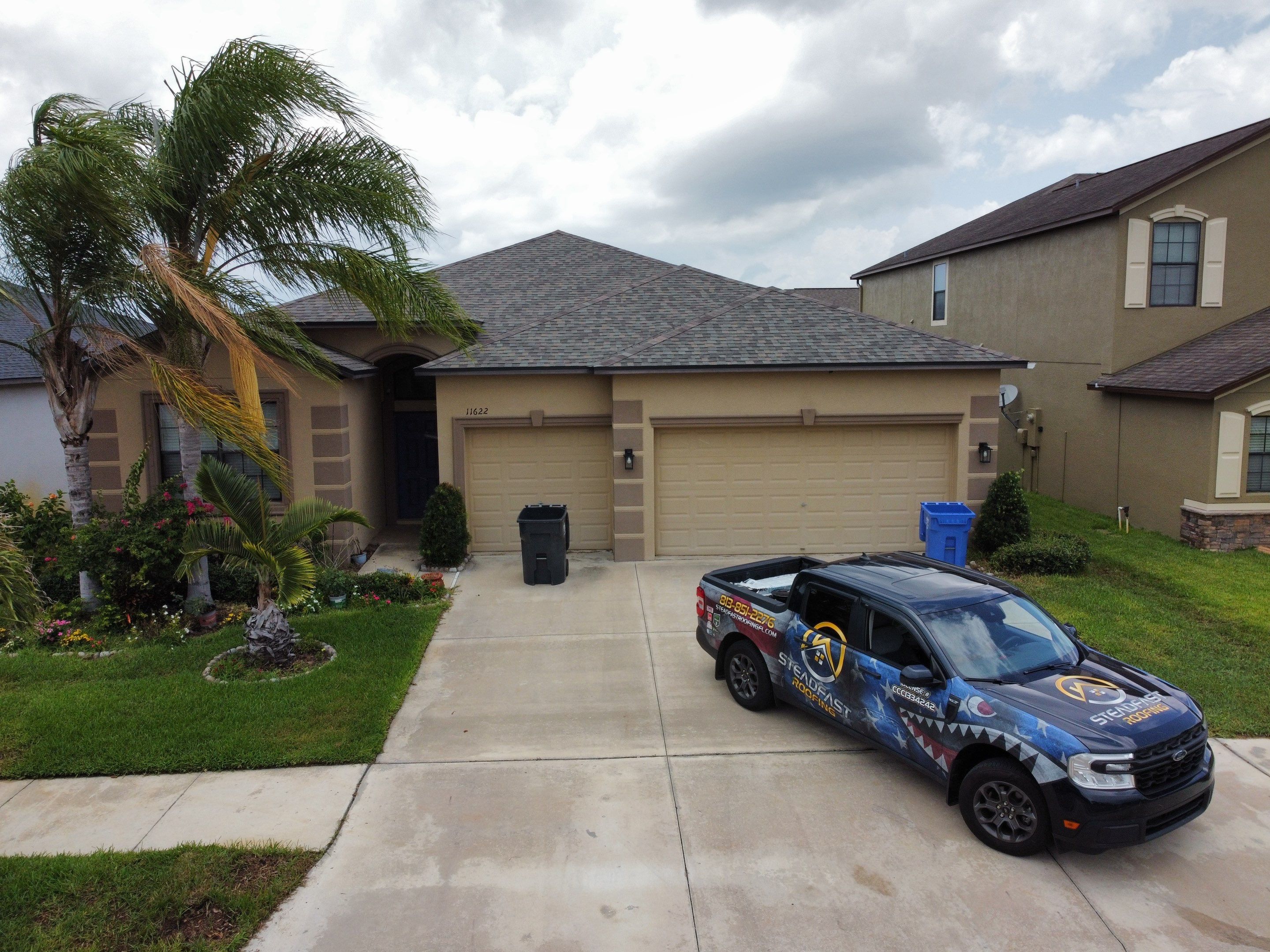 Roof Replacement in Riverview, FL. by Steadfast Roofing