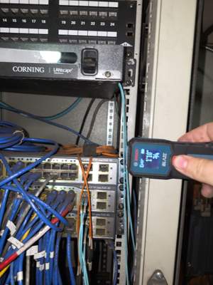 Structured cabling installation by CimaSolutions