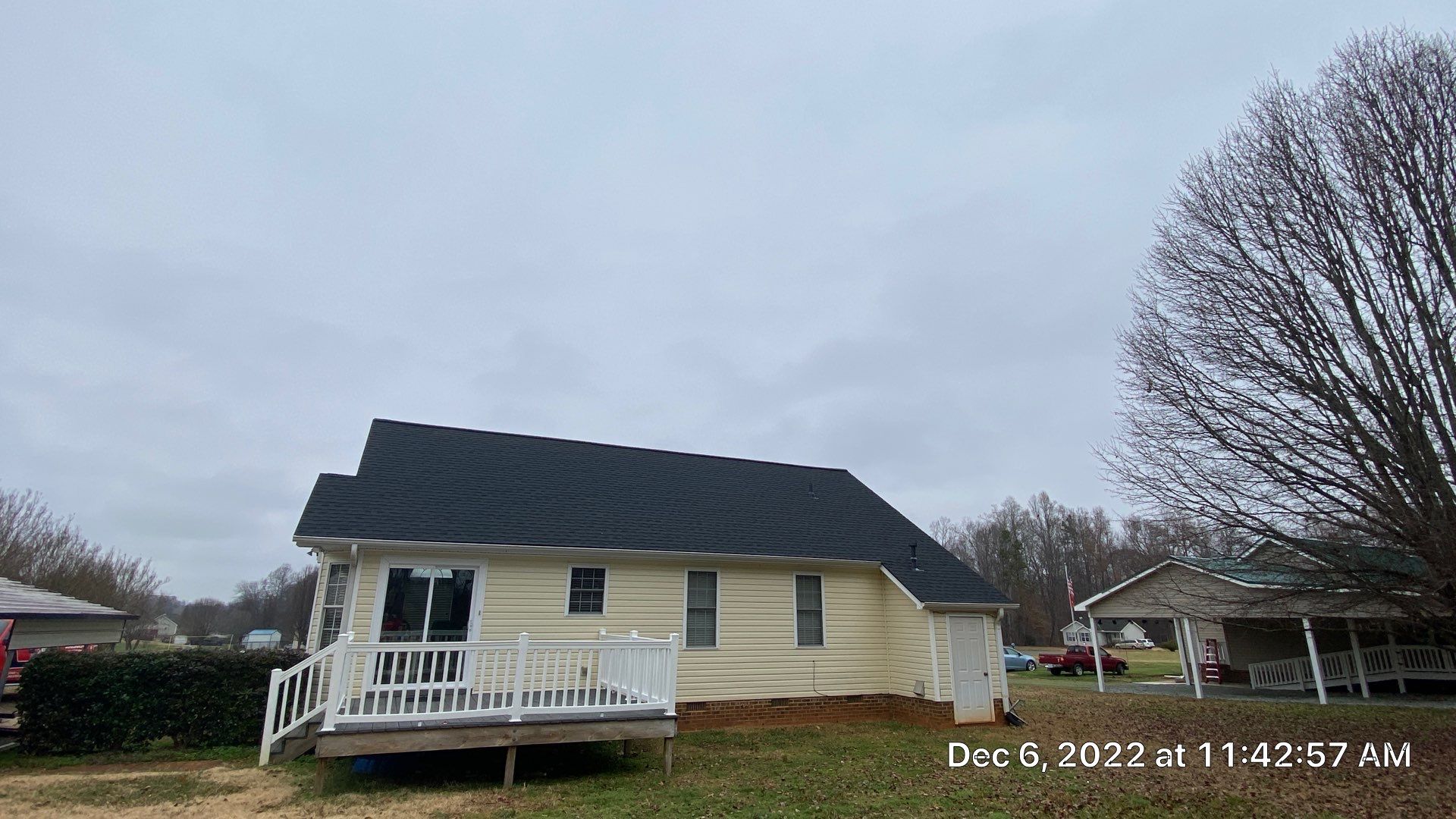 Roof Replacement using Gaf HDZ Charcoal by Just In Time Roofing and Restoration