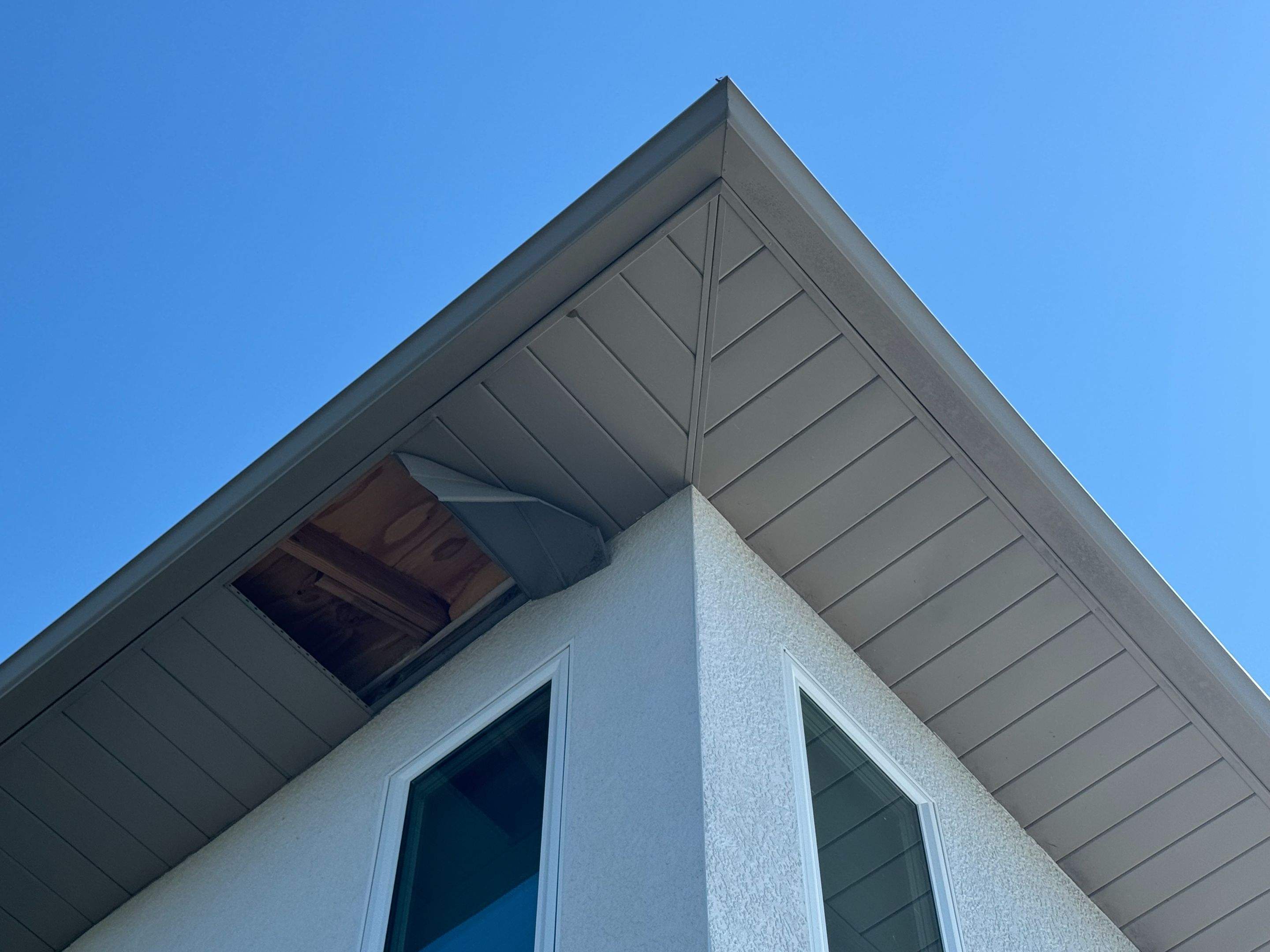 Aluminum Soffit and Fascia Installation in Siesta Key FL by Gutter Professors