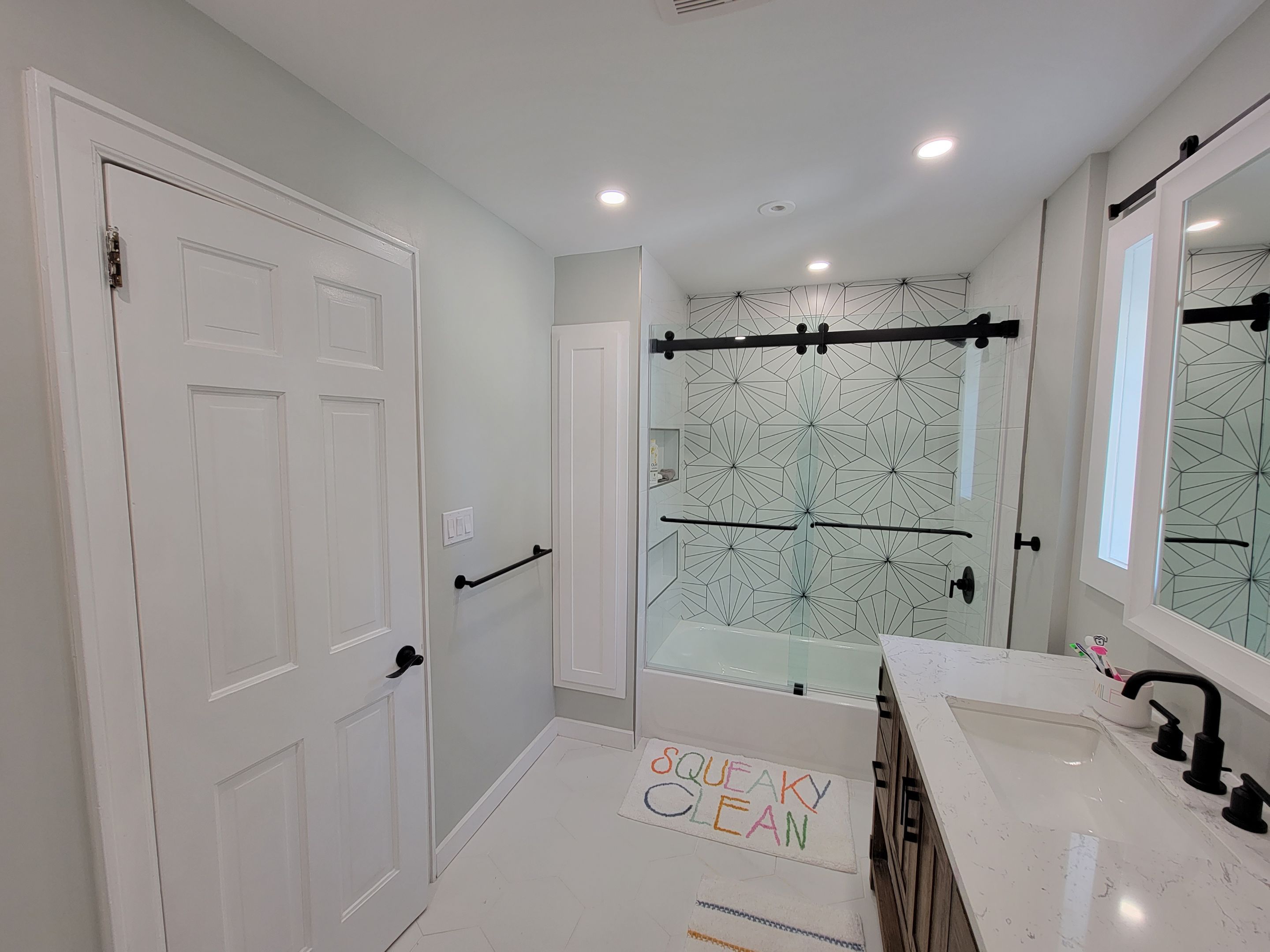 Kids bathroom Upgrade by Cedar Contractors Group, Inc.