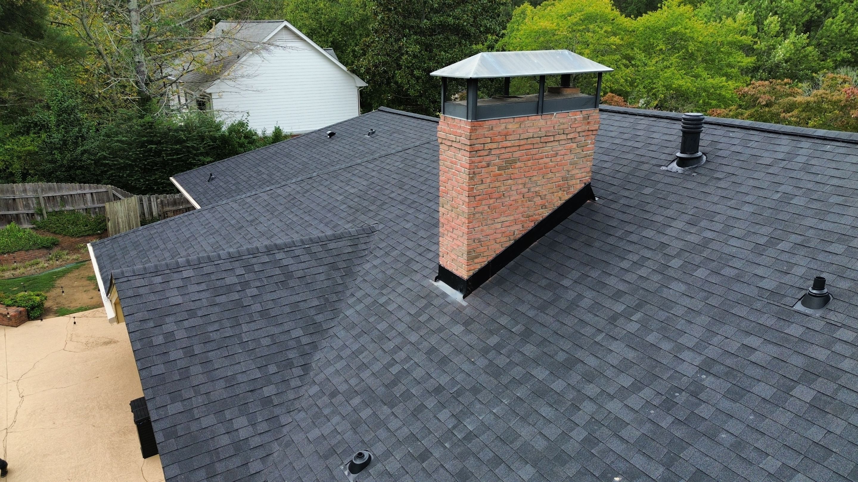 Roswell, GA Roof Replacement CertainTeed Landmark Charcoal Black by Reset Roofing