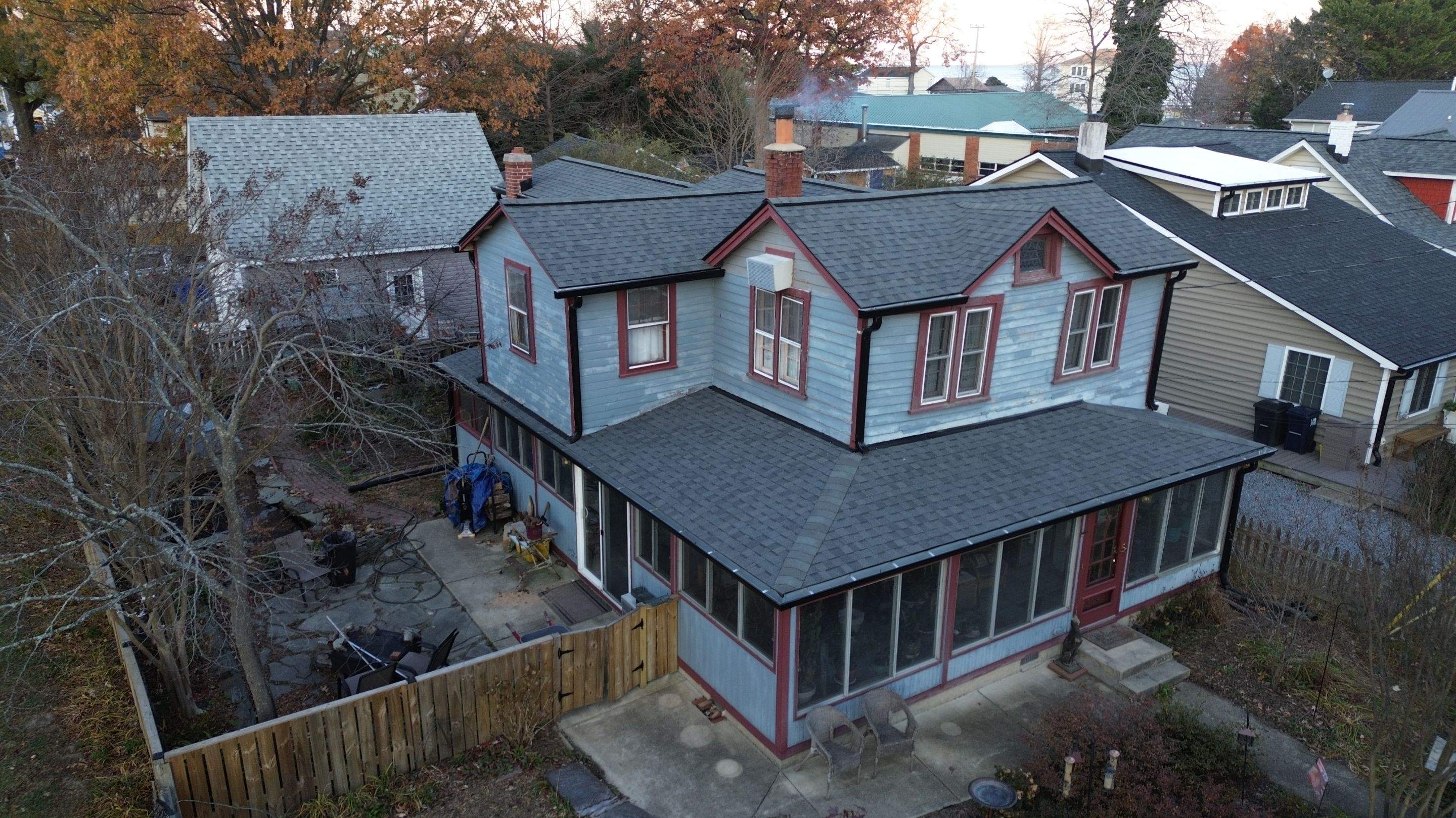 Historic Roof Restoration of the Cadydid 1909 - New Roof Install using Tamko Titan, in North Beach, MD  by Storm Ready Exteriors
