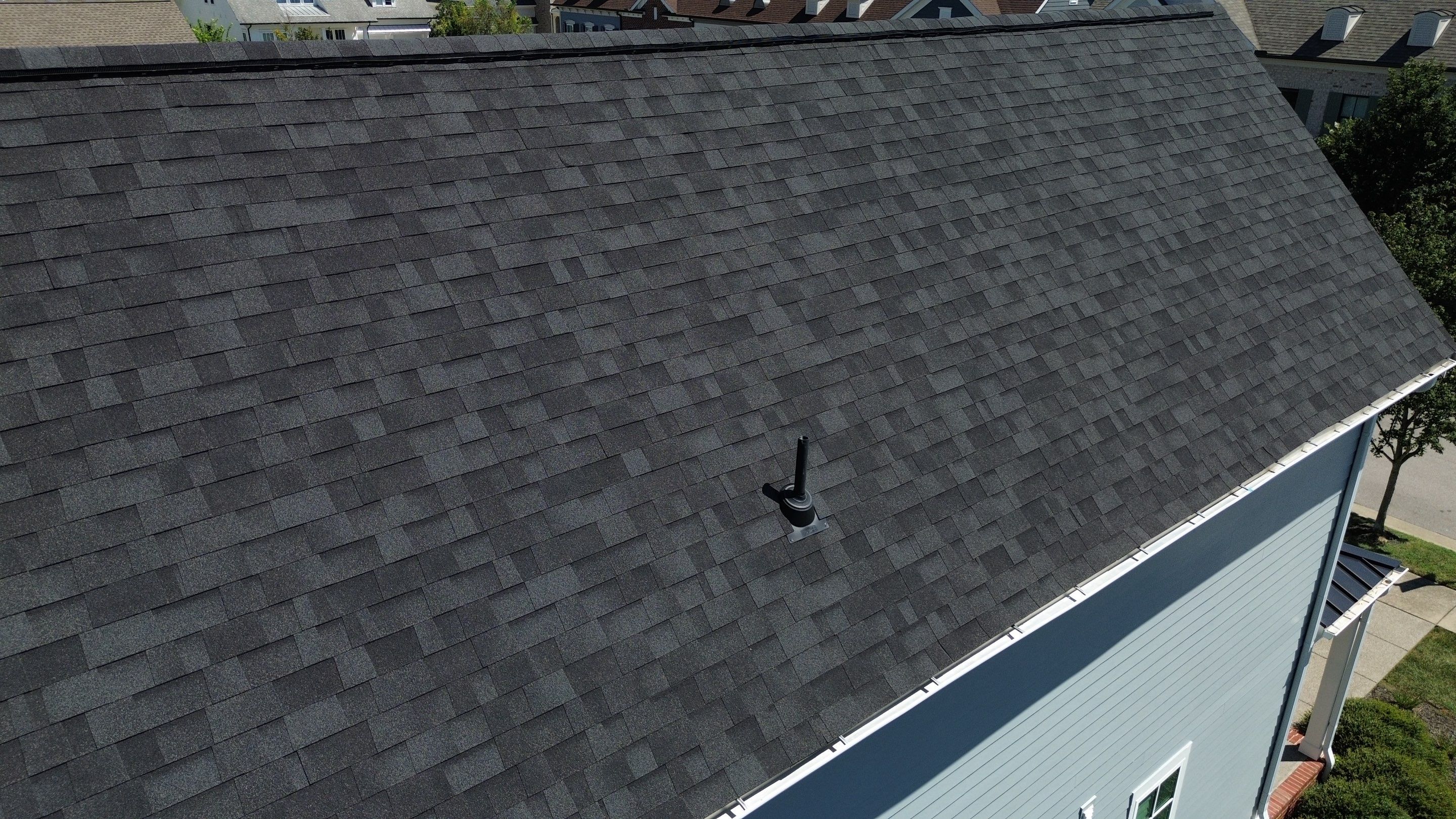 Residential Roofing Installation with Malarkey Vista AR Shingles in Franklin by Shinglesmiths Roofing
