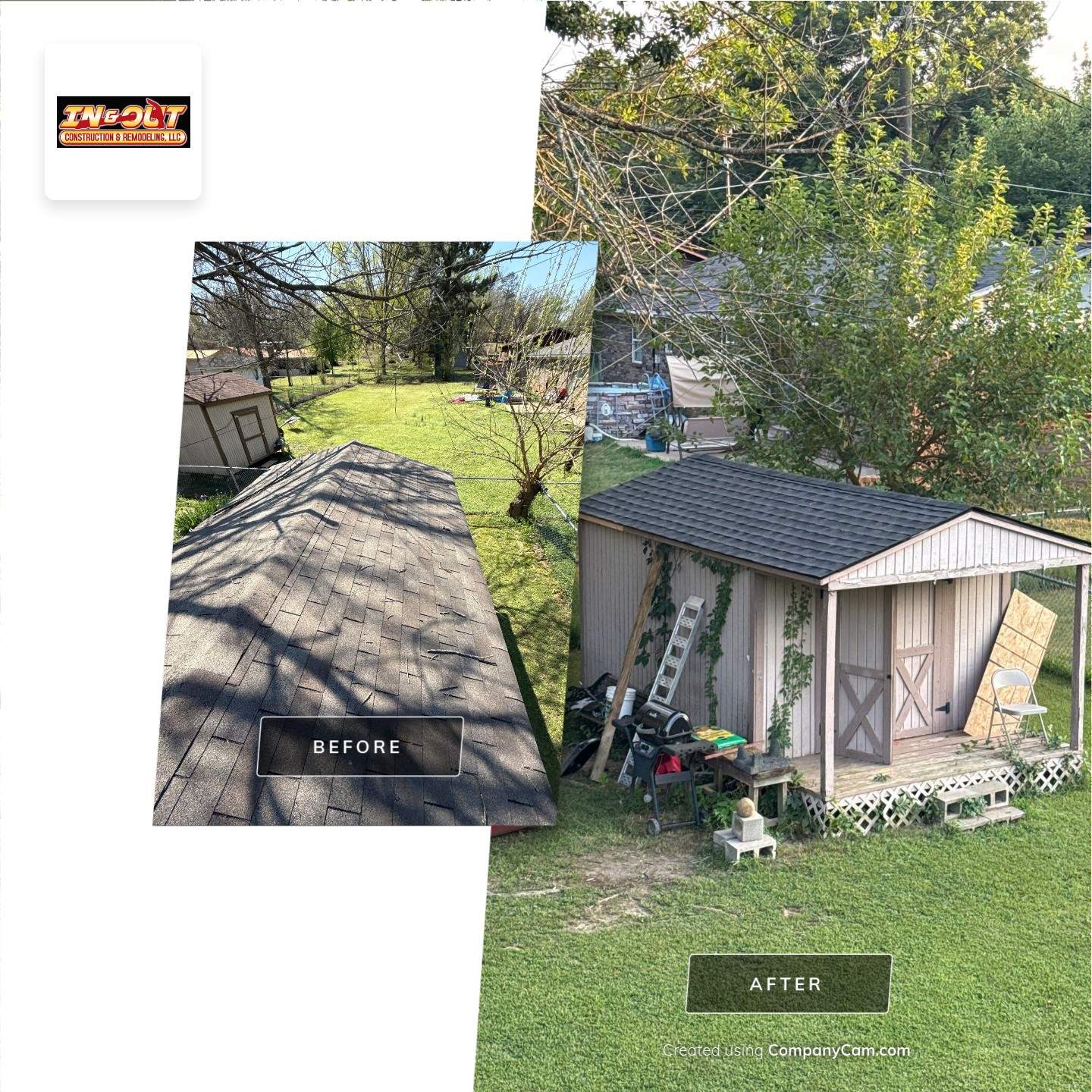 Hail storm restoration  by In & Out Construction & Remodeling, LLC