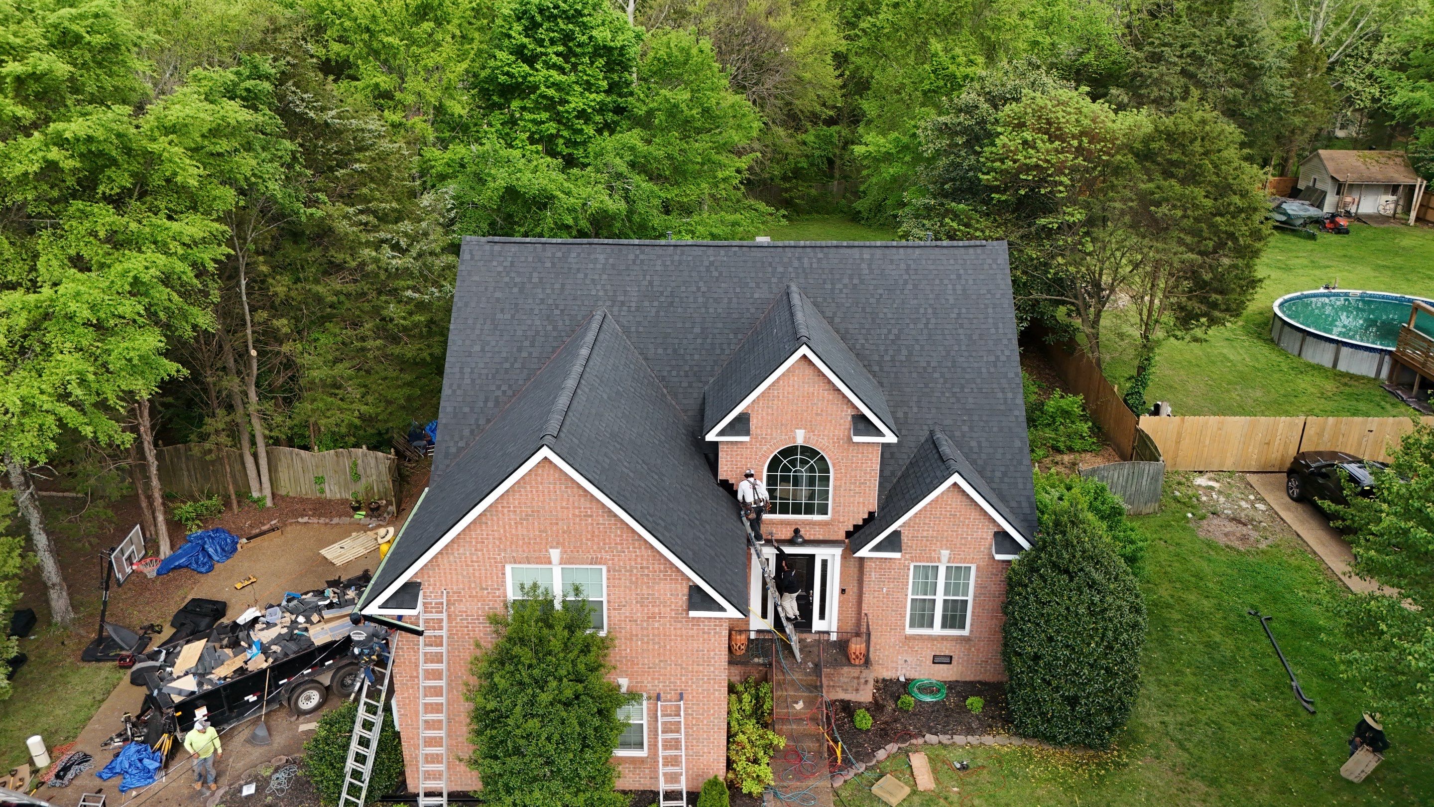 Charcoal Black Re-Roof by Royal House LLC