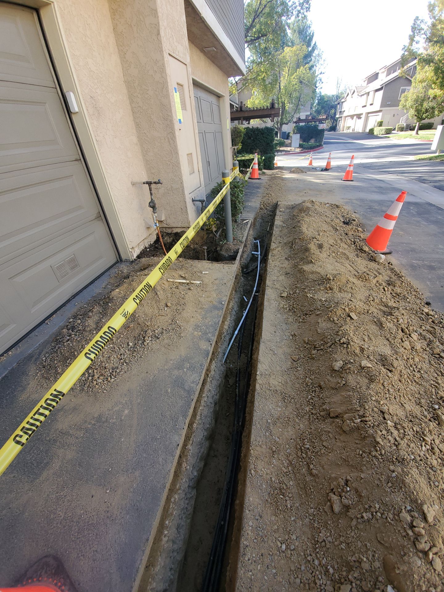 Mainline Reroute in Diamond Bar by One Stop Source