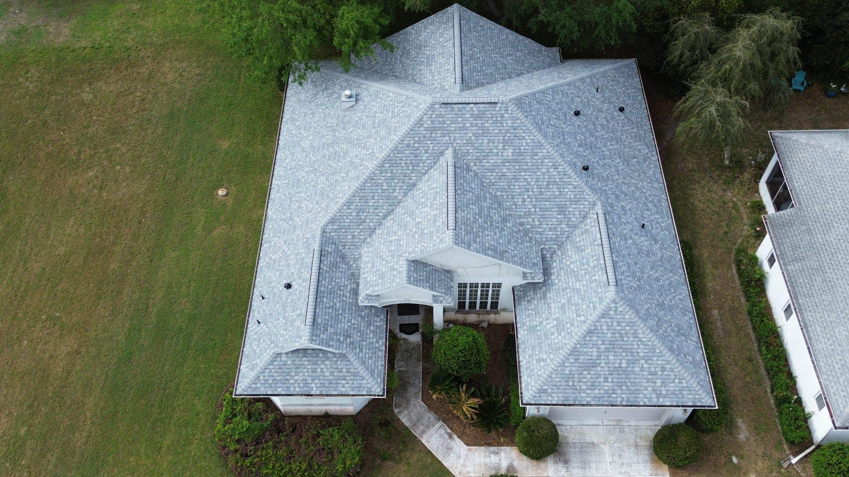 New Antique Silver Roof Replacement in Ocala, FL by Brehm Roofing
