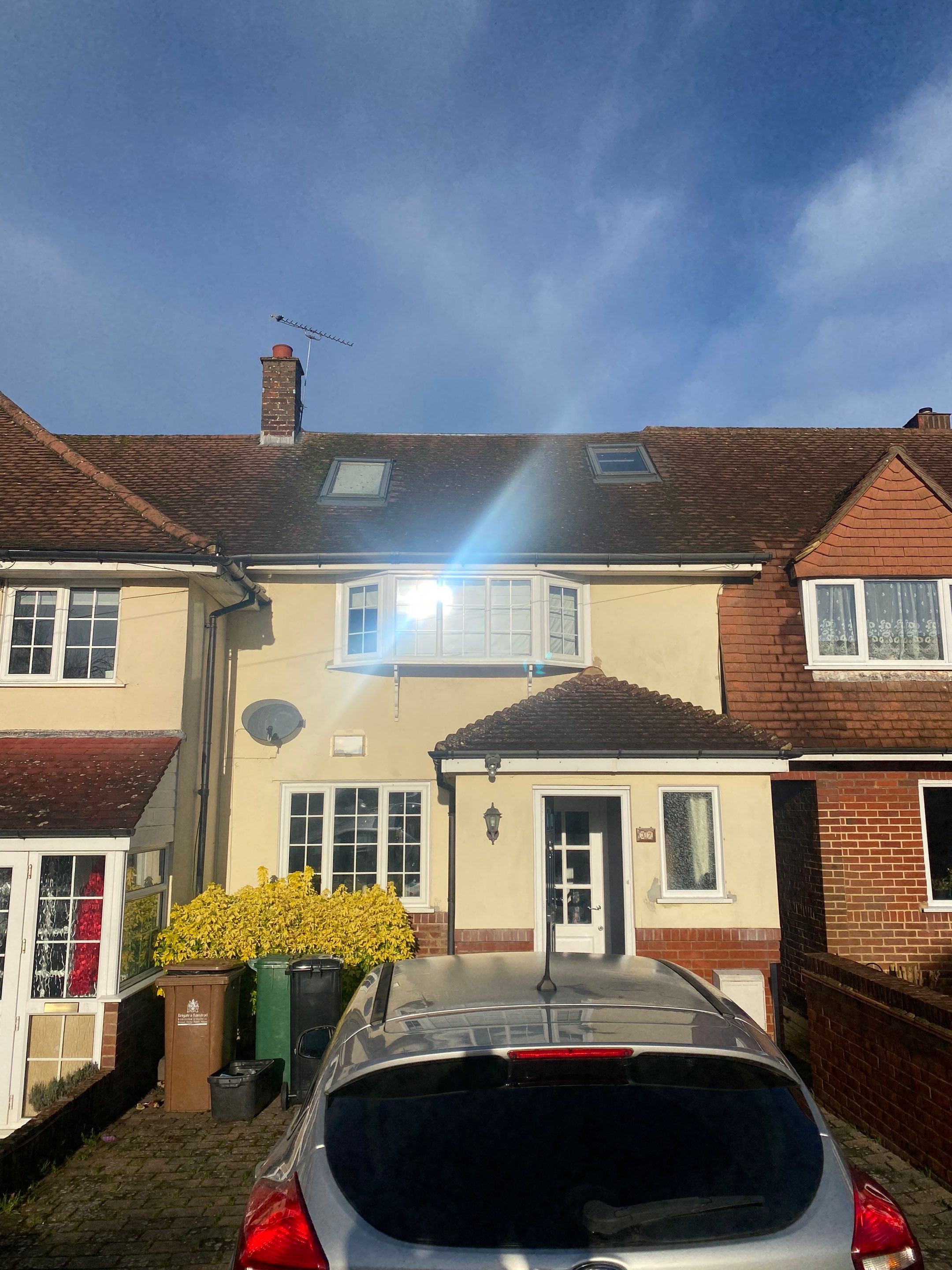 Roof Clean and Biocide Treatment using Honda 15lpm Low Pressure Washing Machine by Ges Exterior Cleaning ltd
