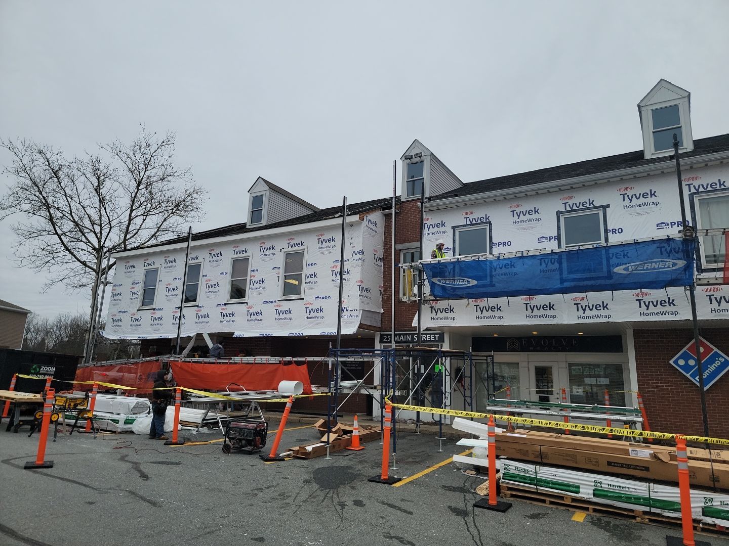 James Hardie Siding on Comercial building by UBrothers Construction