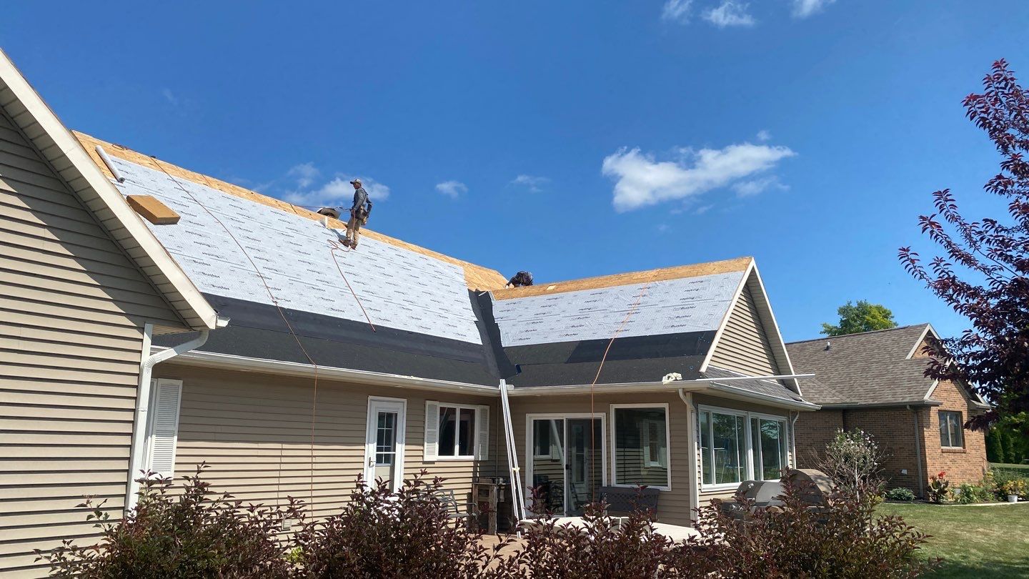 Residential Roofing Installation using GAF Timberline HDZ Weathered Wood by Nitro Roofing and Construction