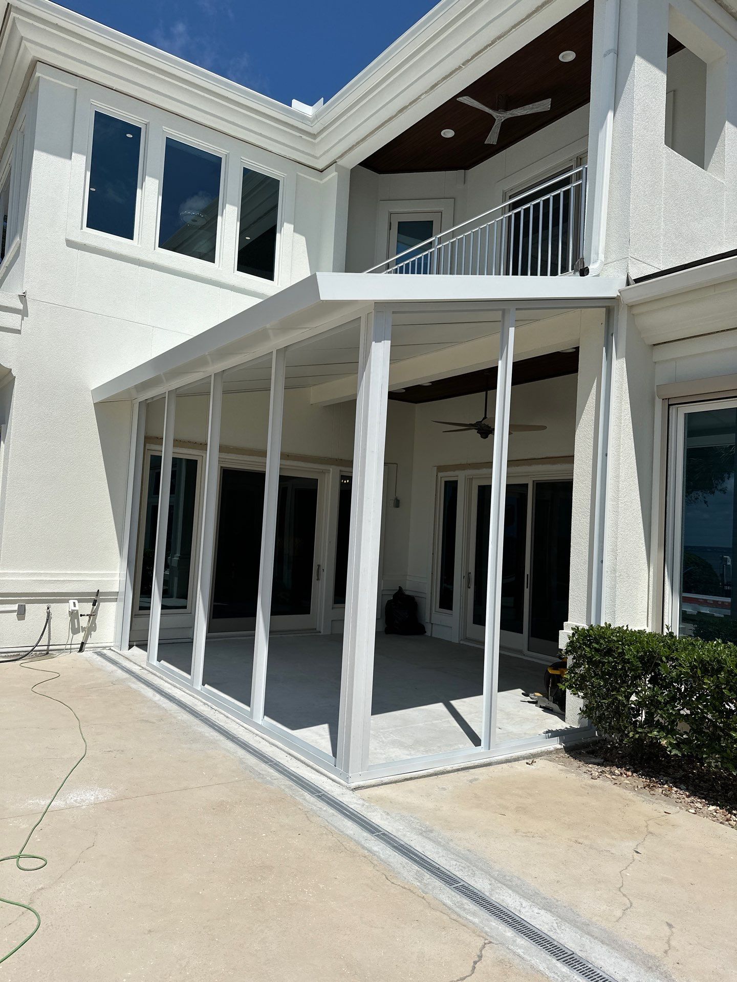 Miramar Beach Glass Room w/Hurricane Resistant Colorbeam by Titan Sunrooms