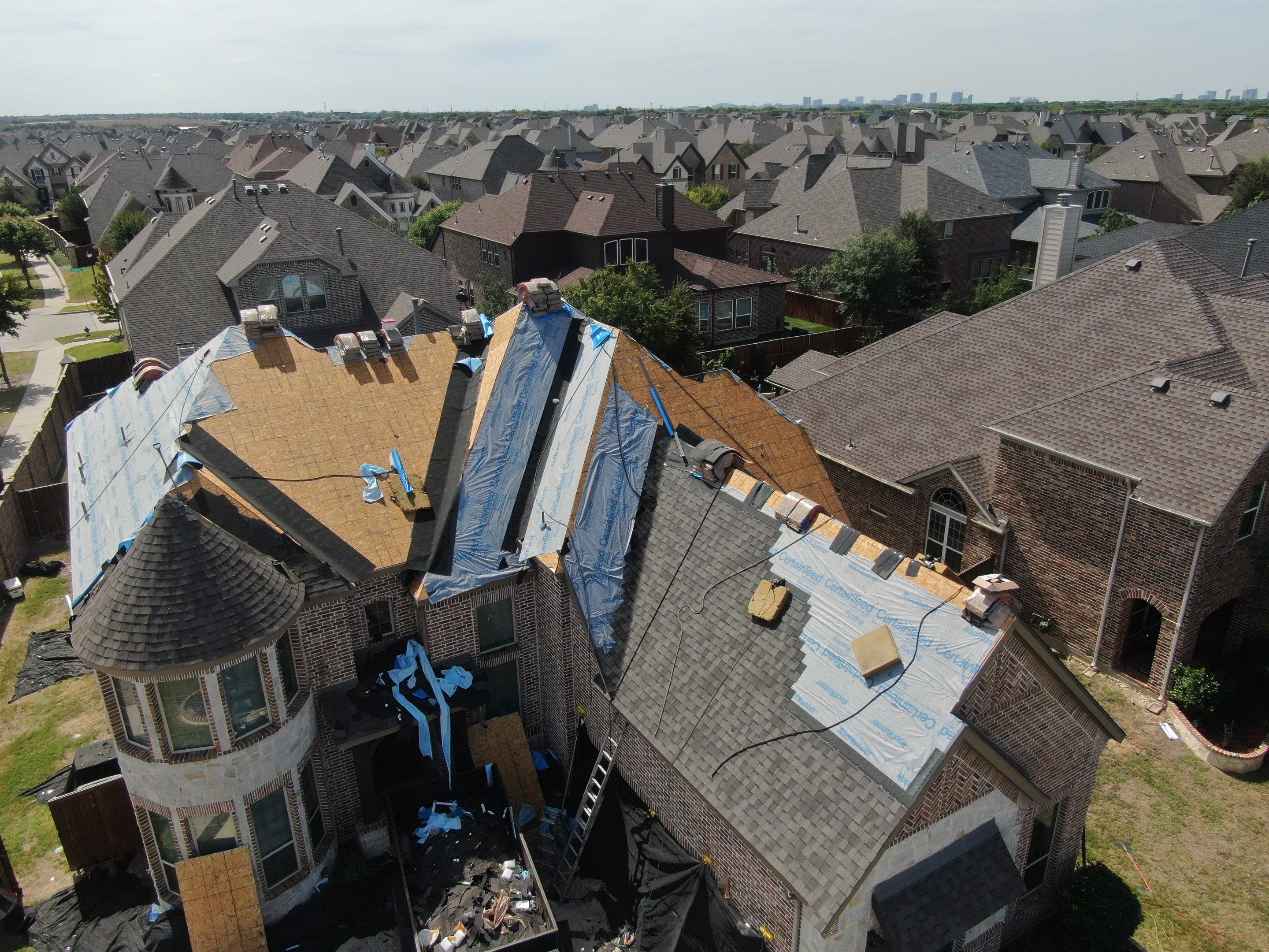 Residential Roofing Installation using Certainteed Climateflex by Becker Roofing and Exteriors
